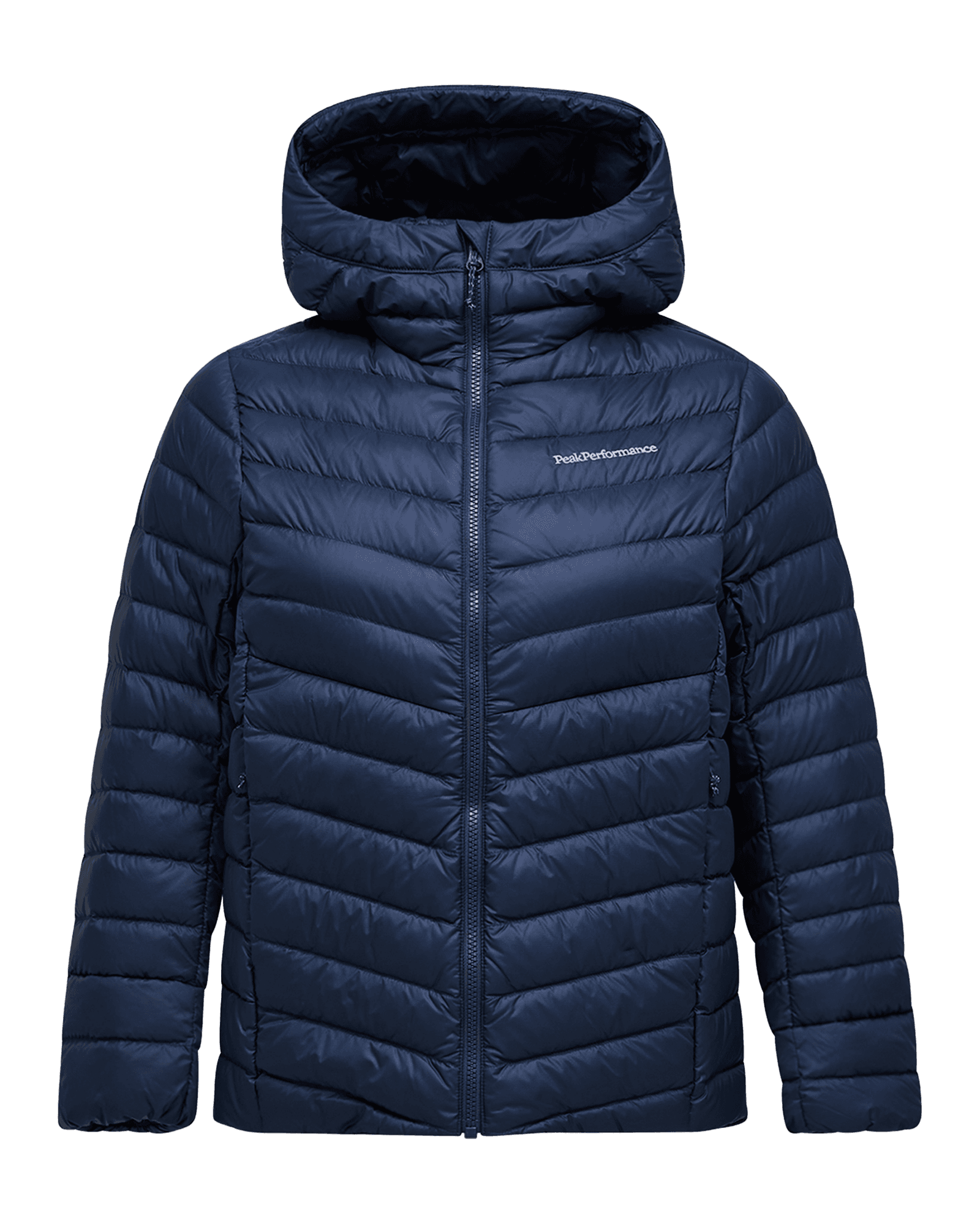 Frost Down Hood Jacket W Blue Shadow