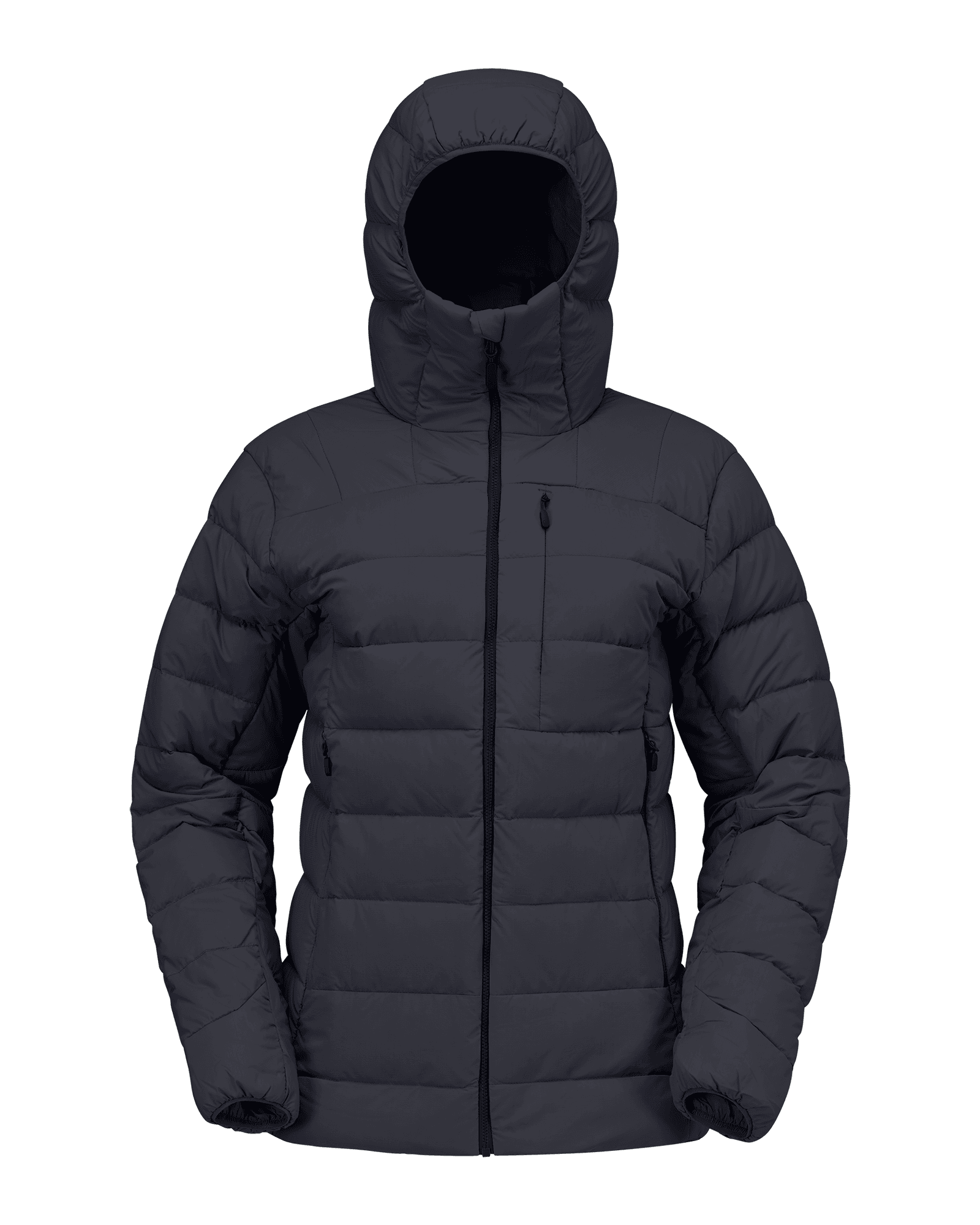 Femund Down Zip Hood W Caviar Black