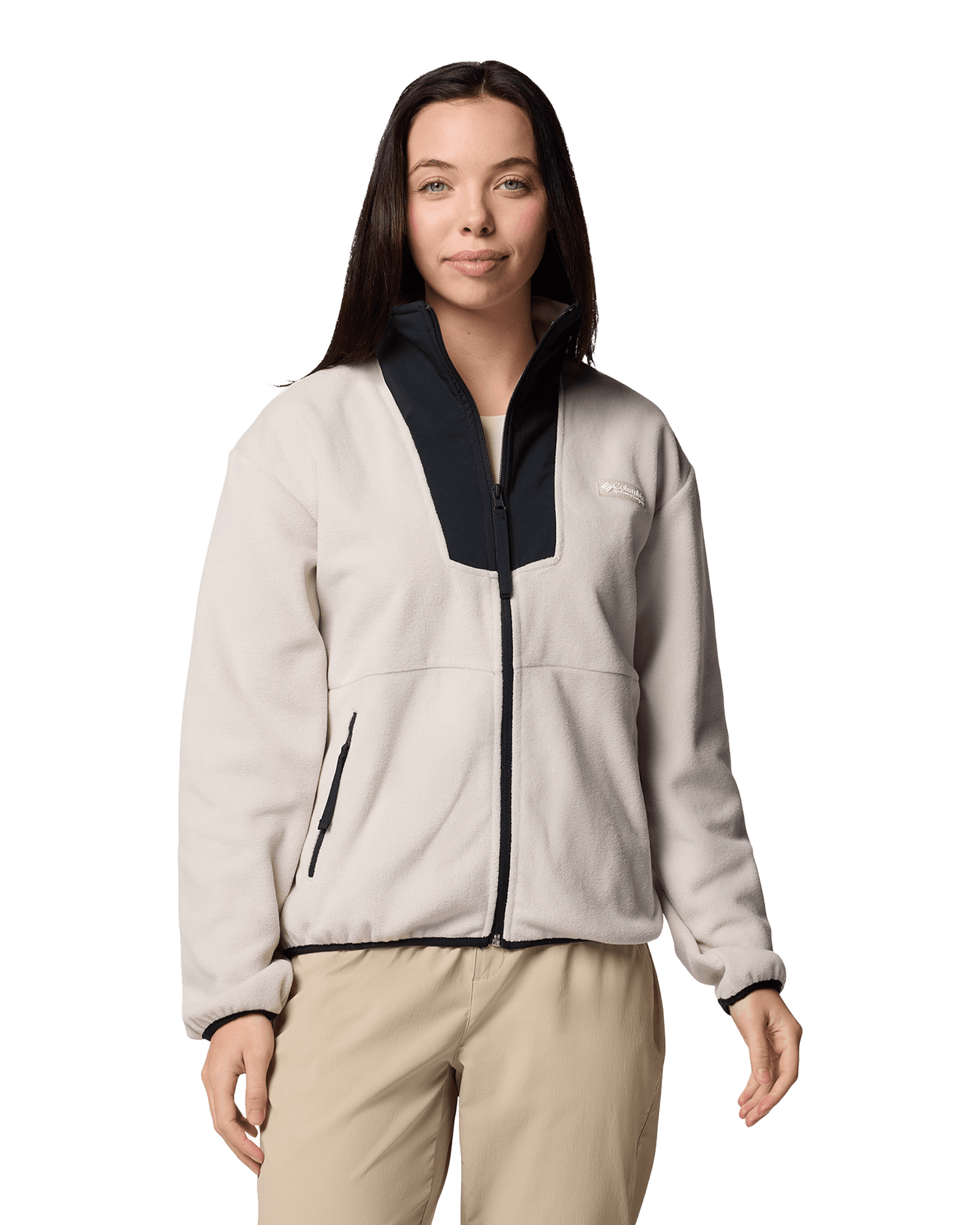 Sequoia Grove™ Full Zip Fleece W Dark Stone/Black