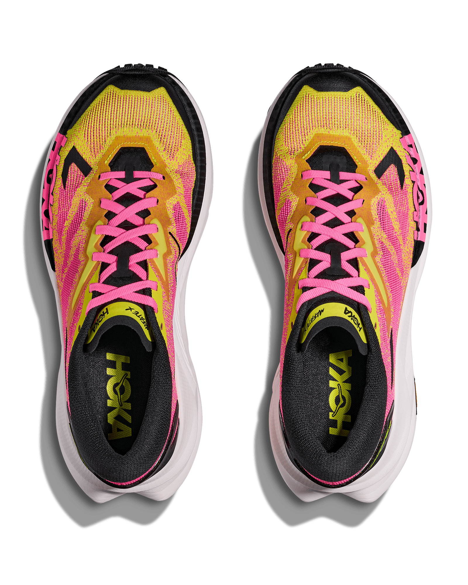 Neon Hoka Citrus/Neon Rose
