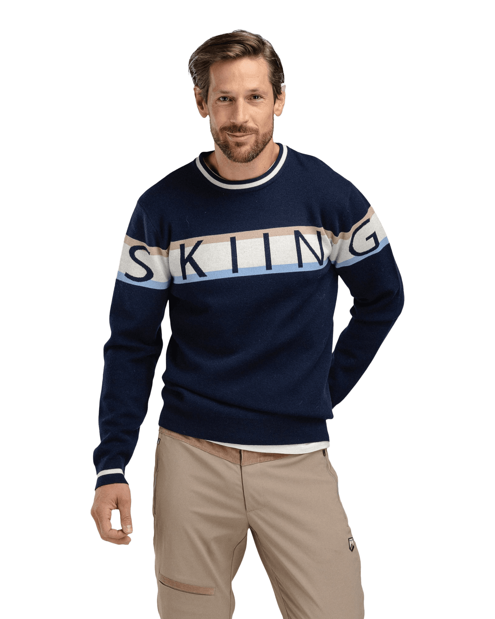 Solsidan Knitted Sweater M Dark Blue