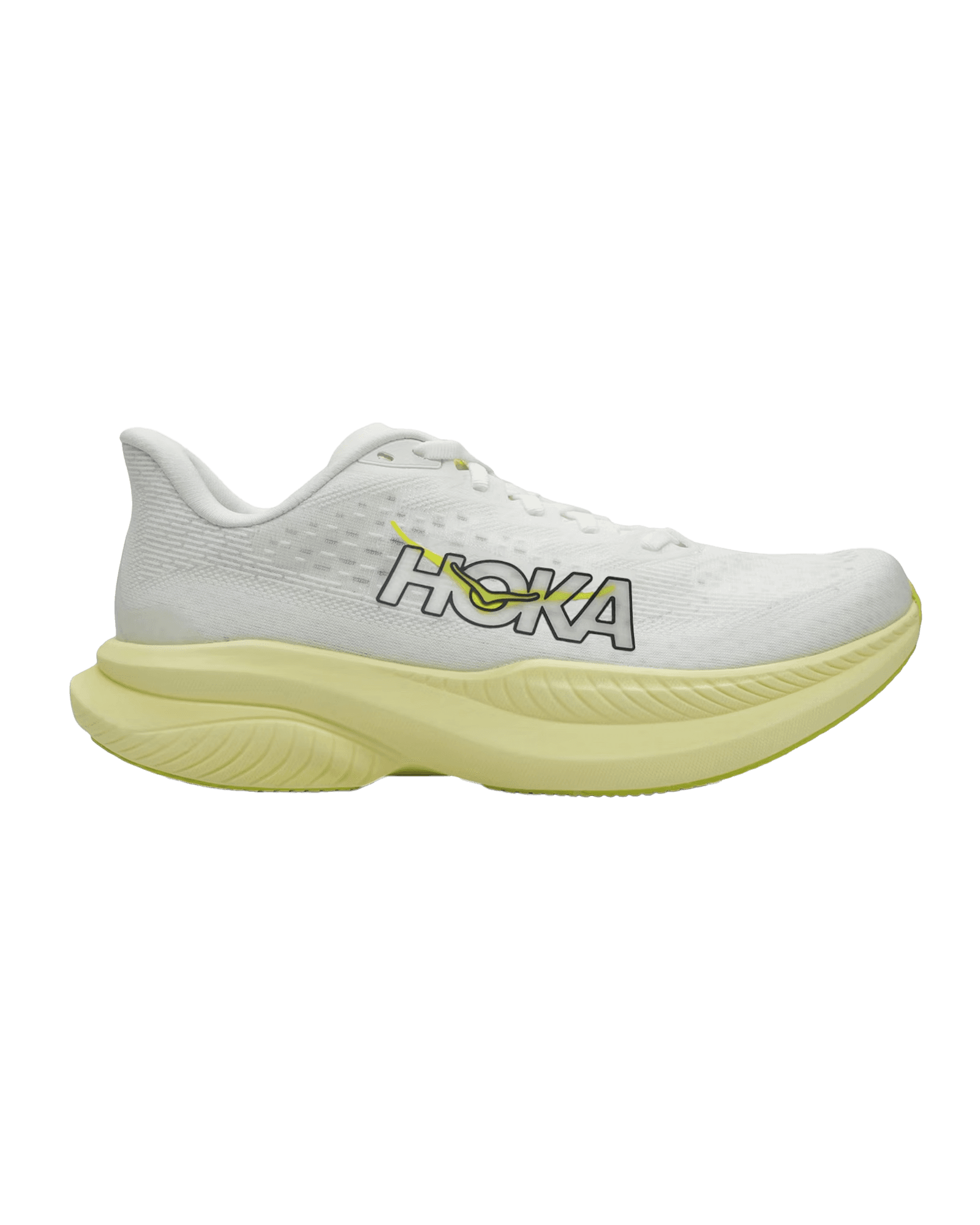 Mach 6 W White/Neon Hoka Citrus