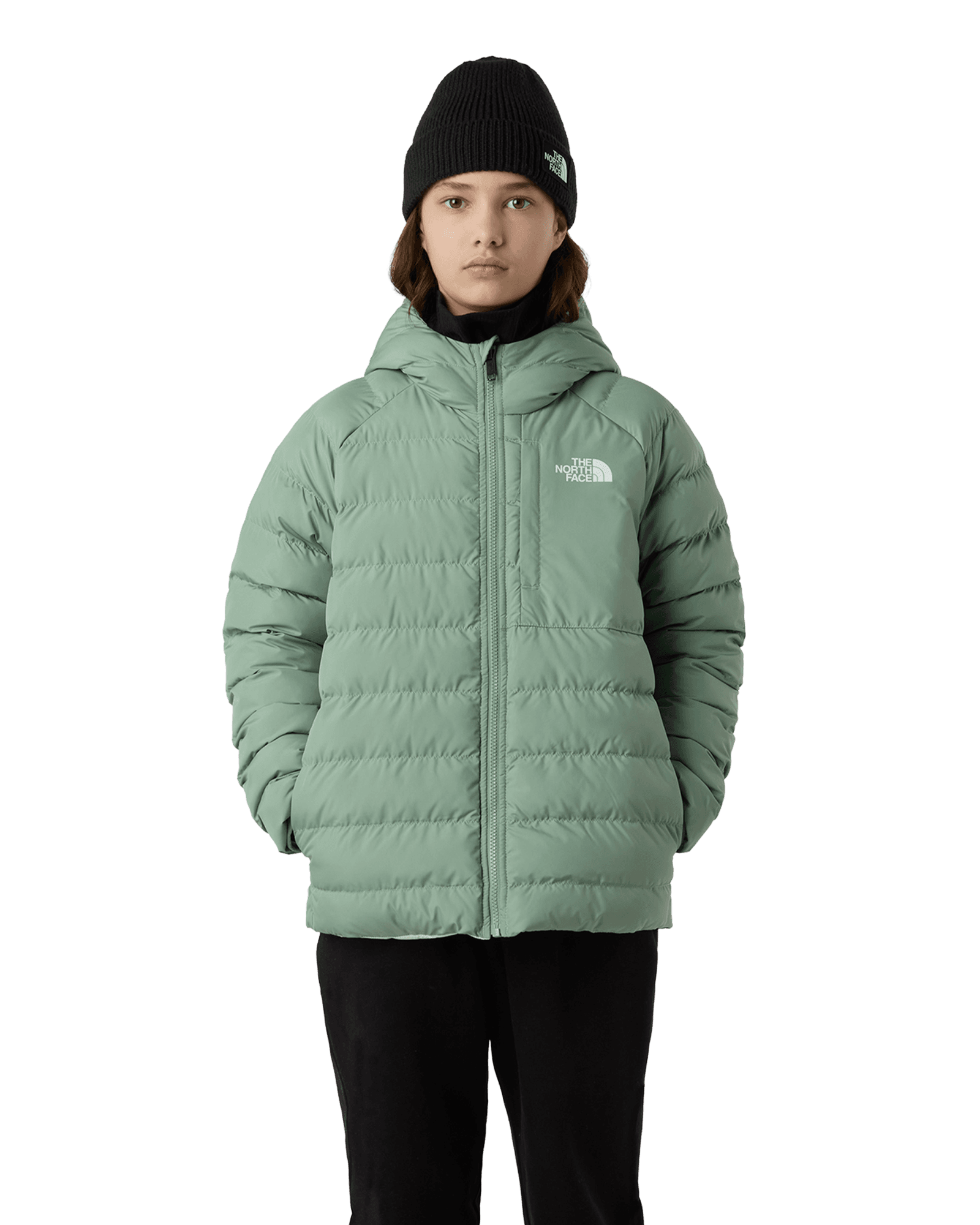 Reversible Perrito Hooded Jacket JR Slate Moss