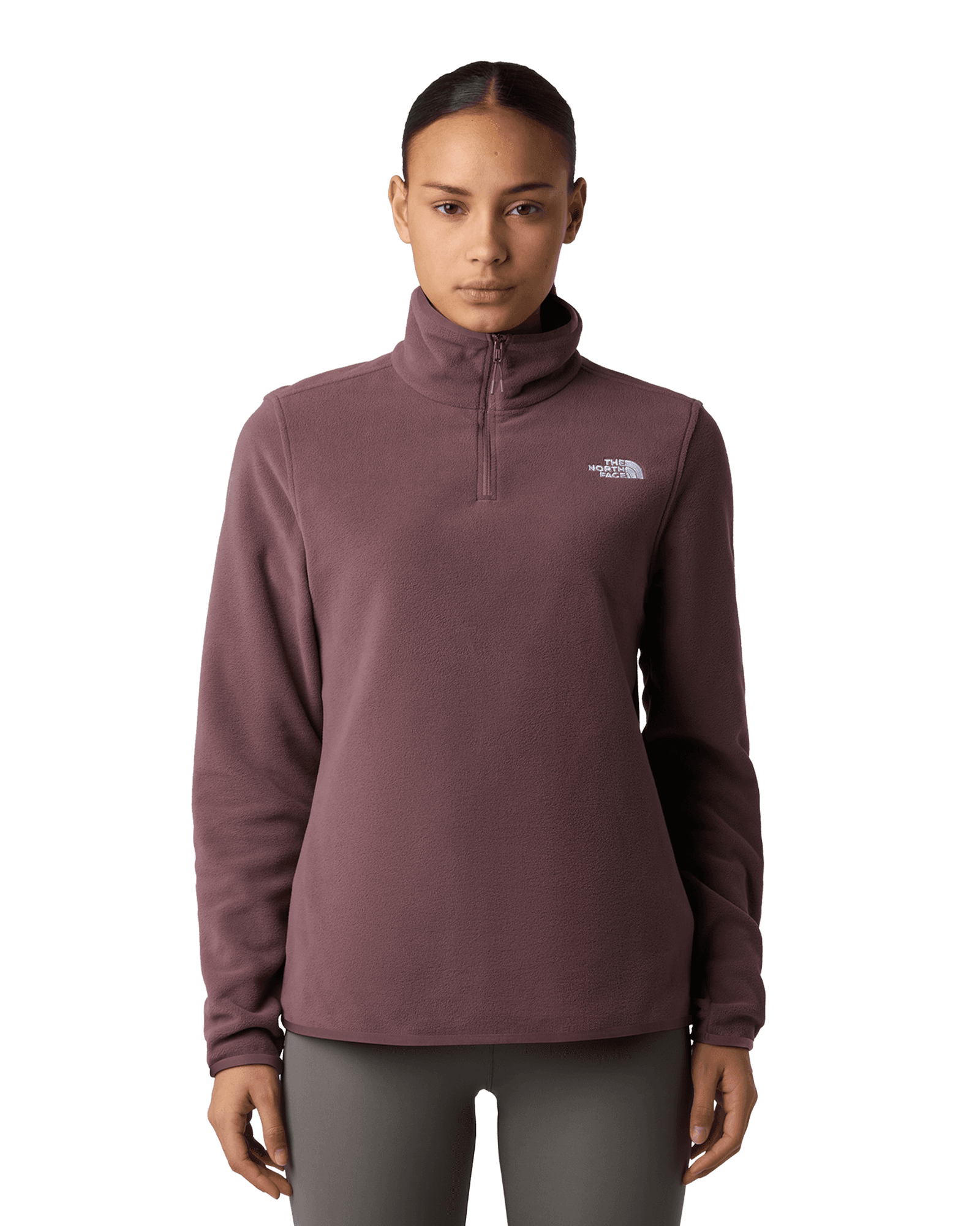 Glacier Fleece 1/4 Zip Jacket W Tawny Qua