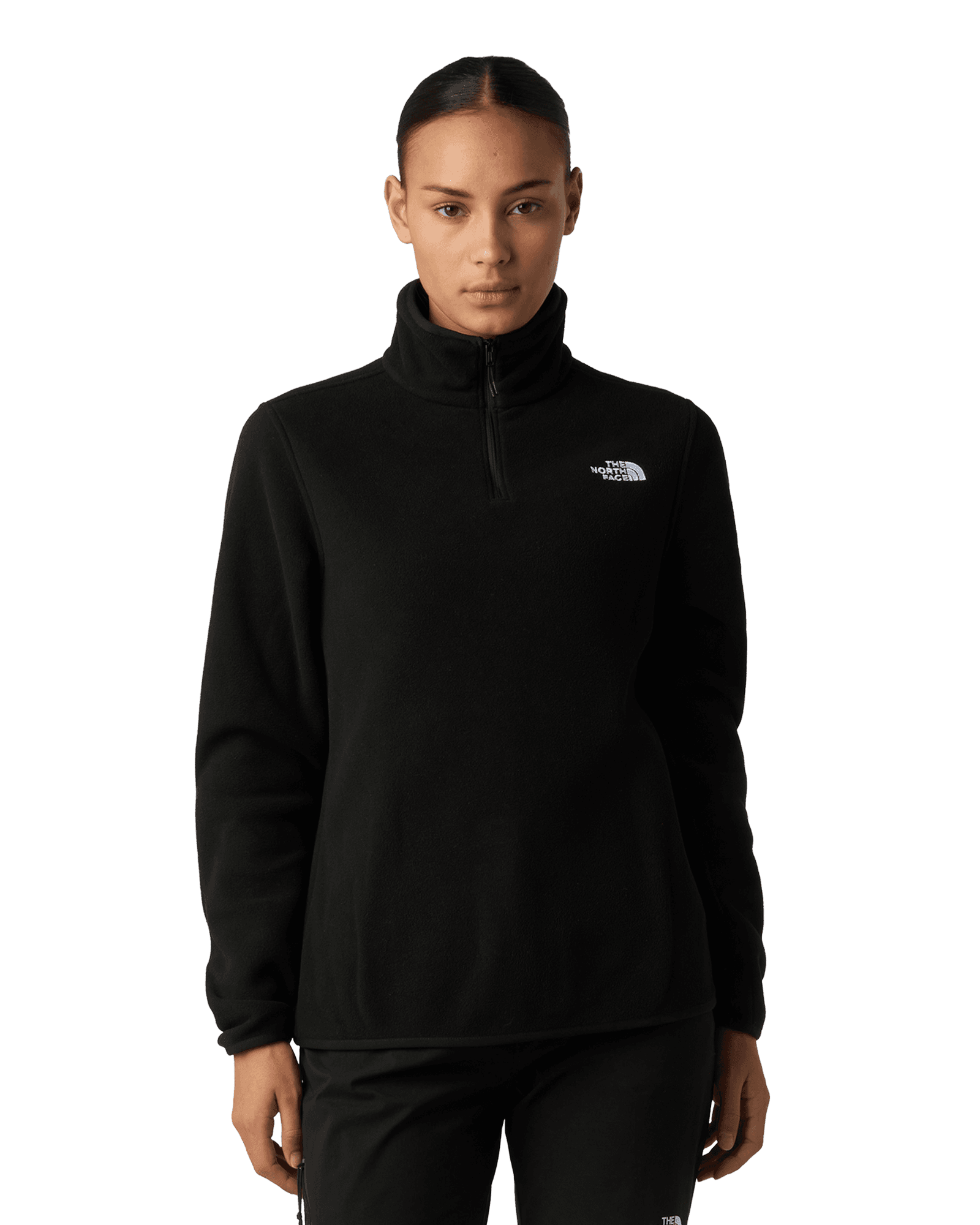 Glacier Fleece 1/4 Zip Jacket W TNF Black