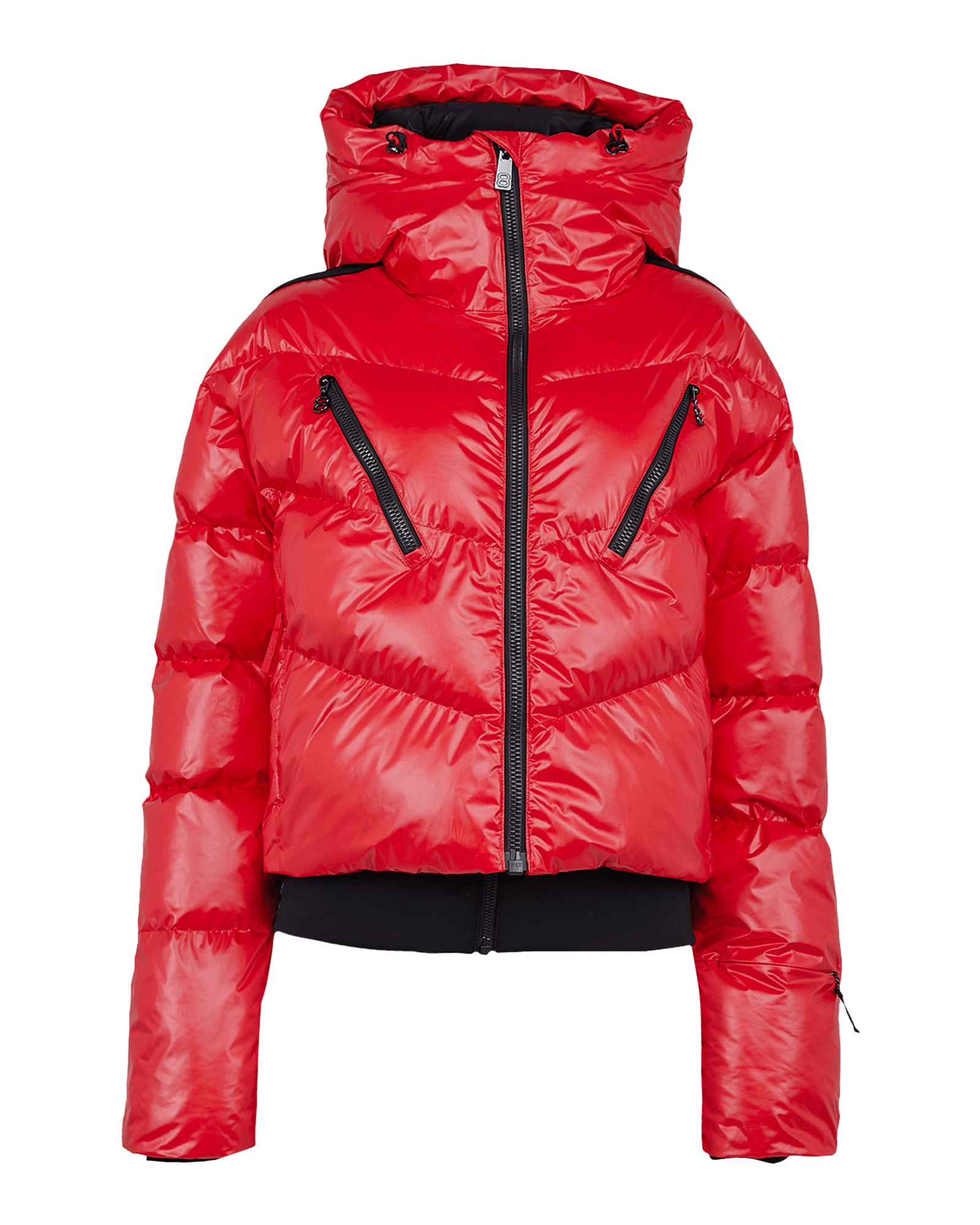 Noelle Ski Puffer W Poinsetta Red
