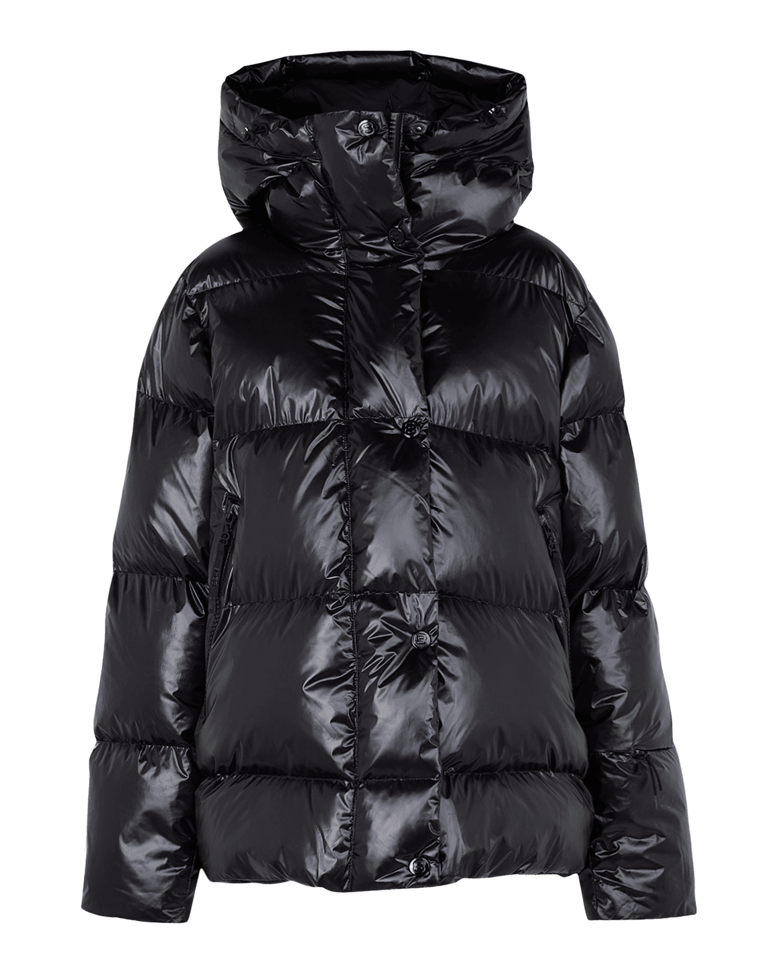 Saga Ski Jacket JR Black Glossy