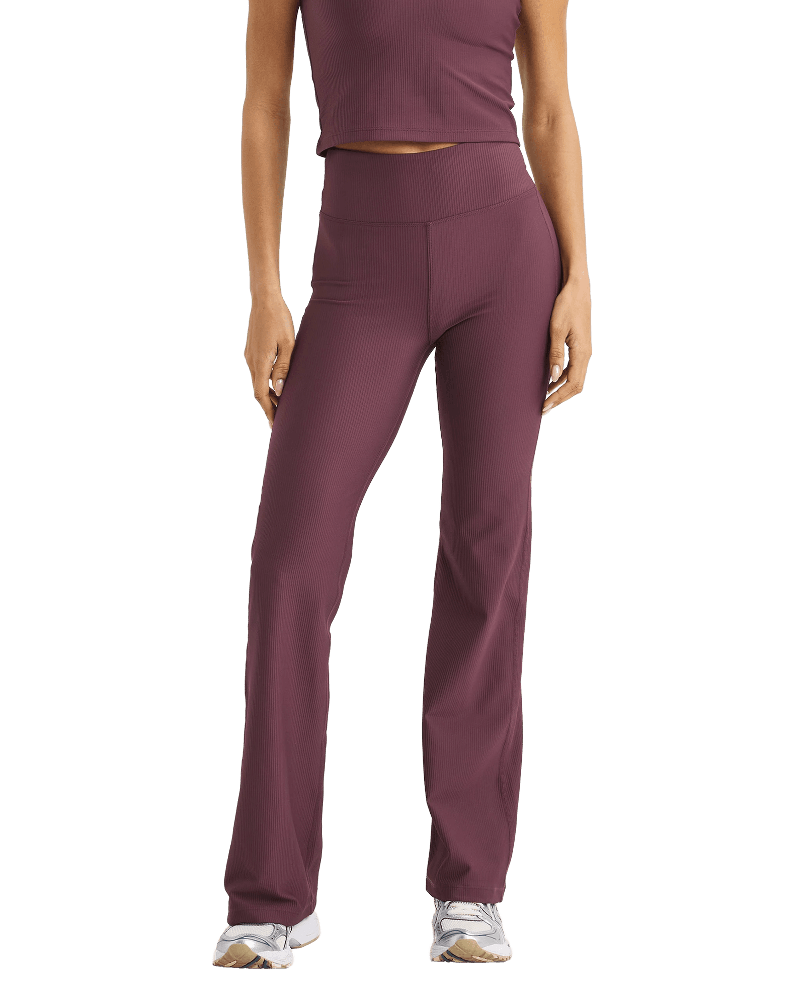 Ribbed R Flare HW Tight W Huckleberry