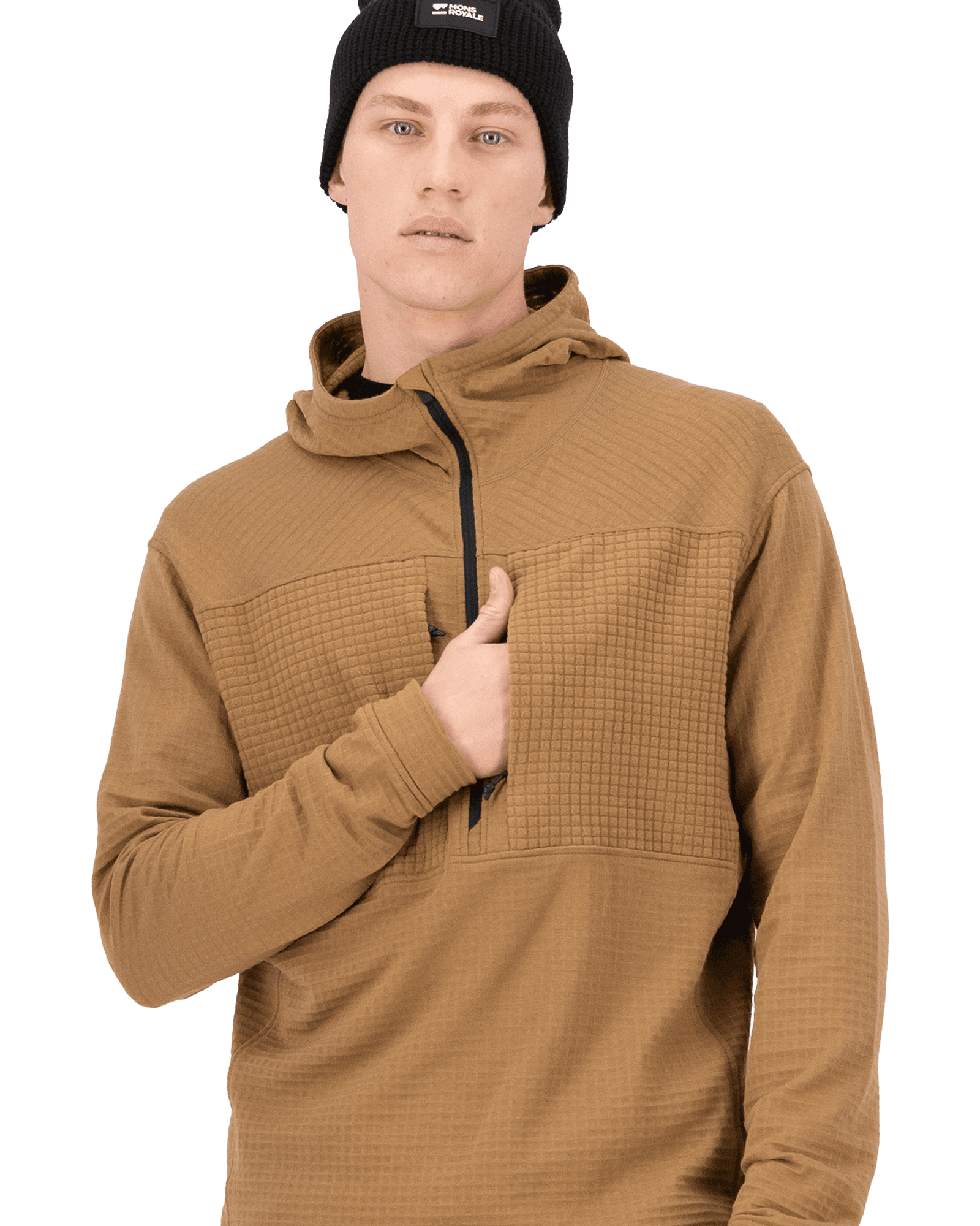 Offgrid Merino Fleece H/Z M Toffe