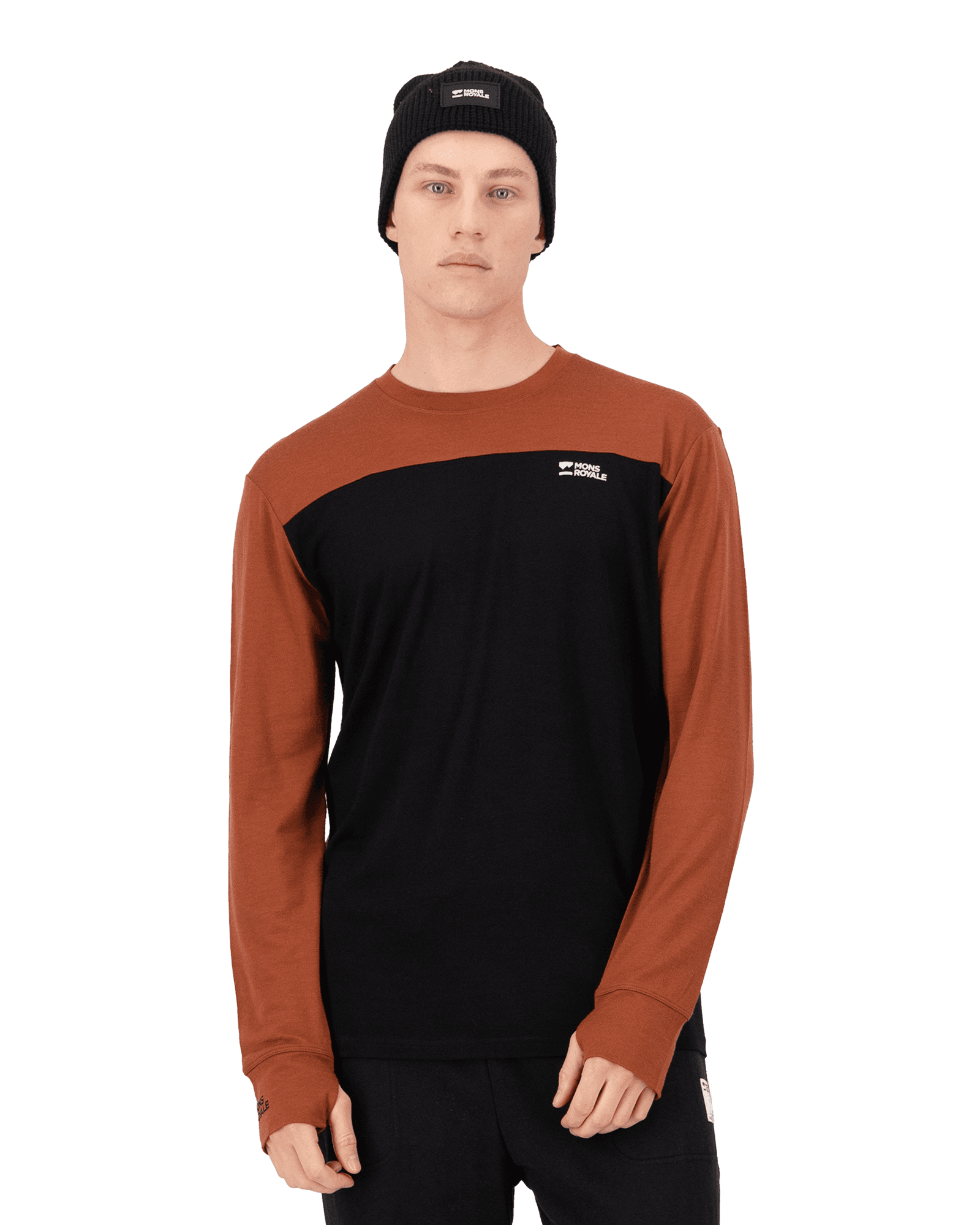 Yotei Merino Long Sleeve Sienna / Black