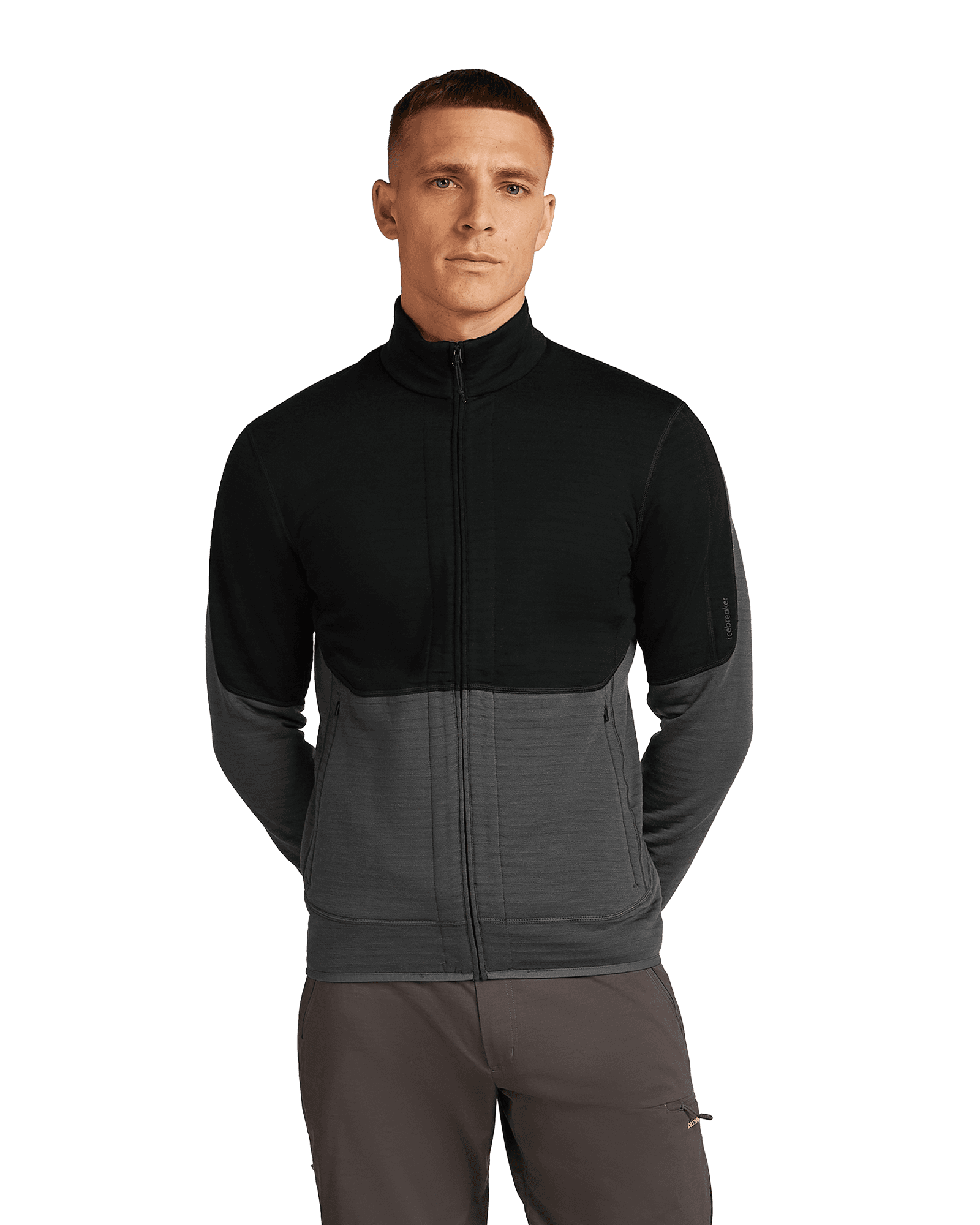 Mer 400 RealFleece Descender L/S Z M Black/Obsidian/Cb