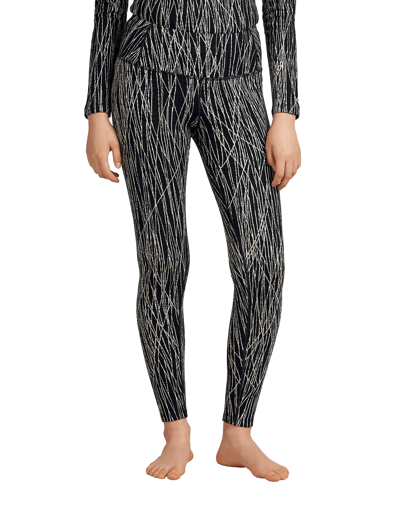 Mer 260 Vertex High Rise Legg Delta W Black/Snow/J