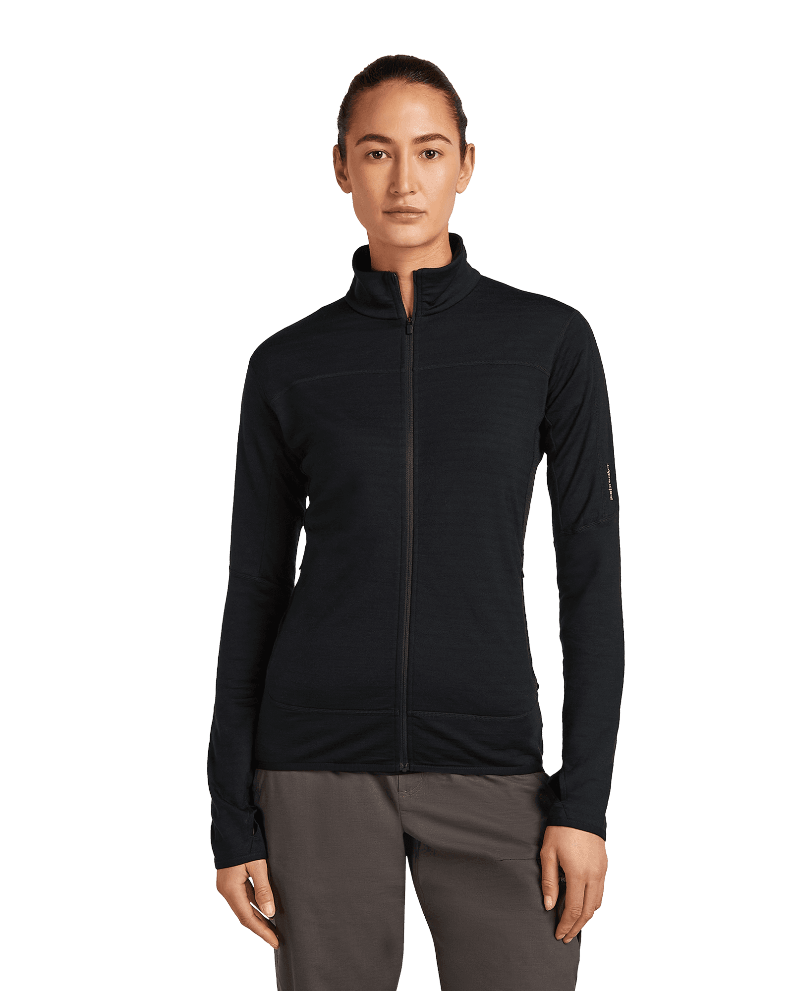 Mer 300 RealFleece Desc L/S Zip W Black