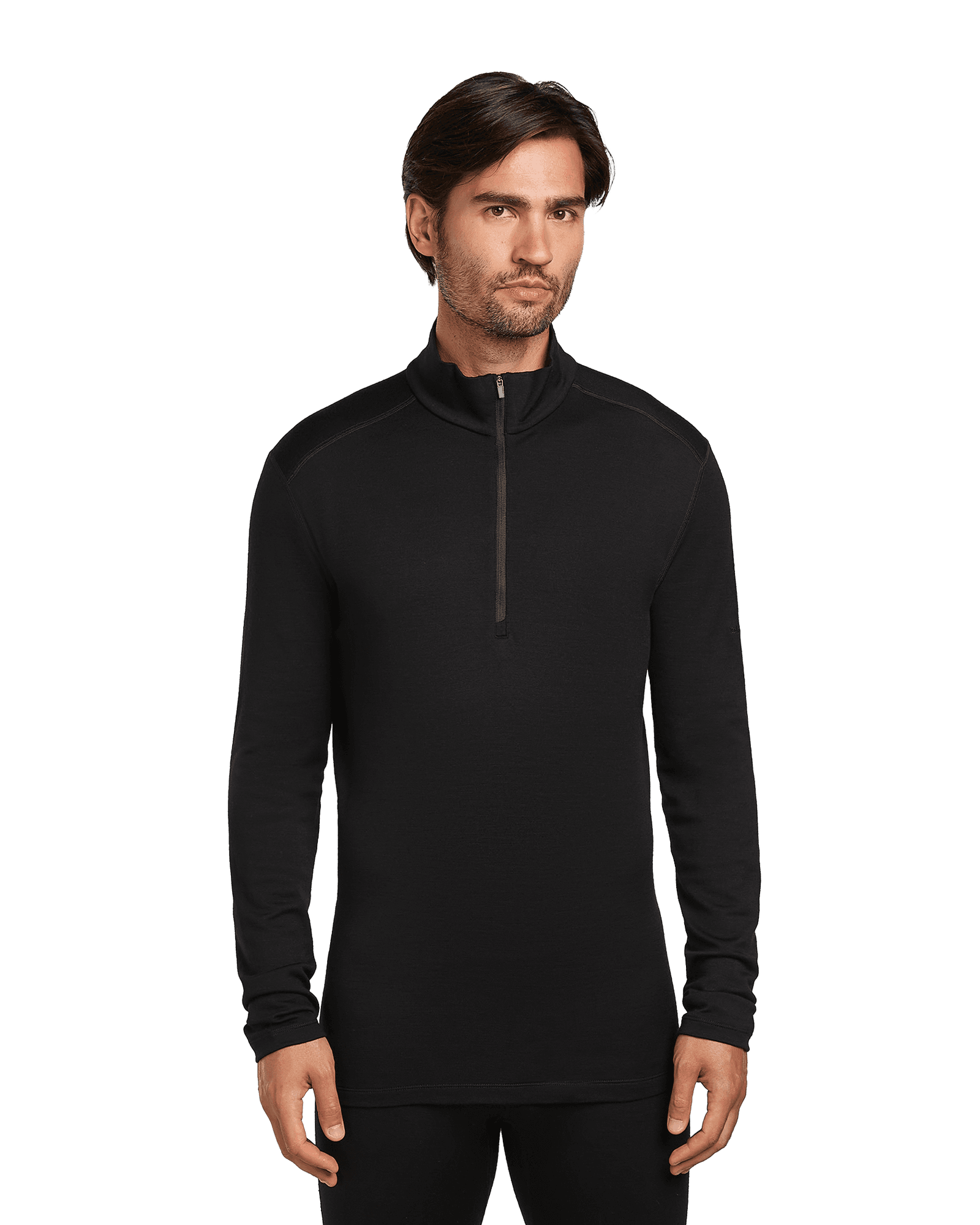 260 Tech L/S Half Zip M Black