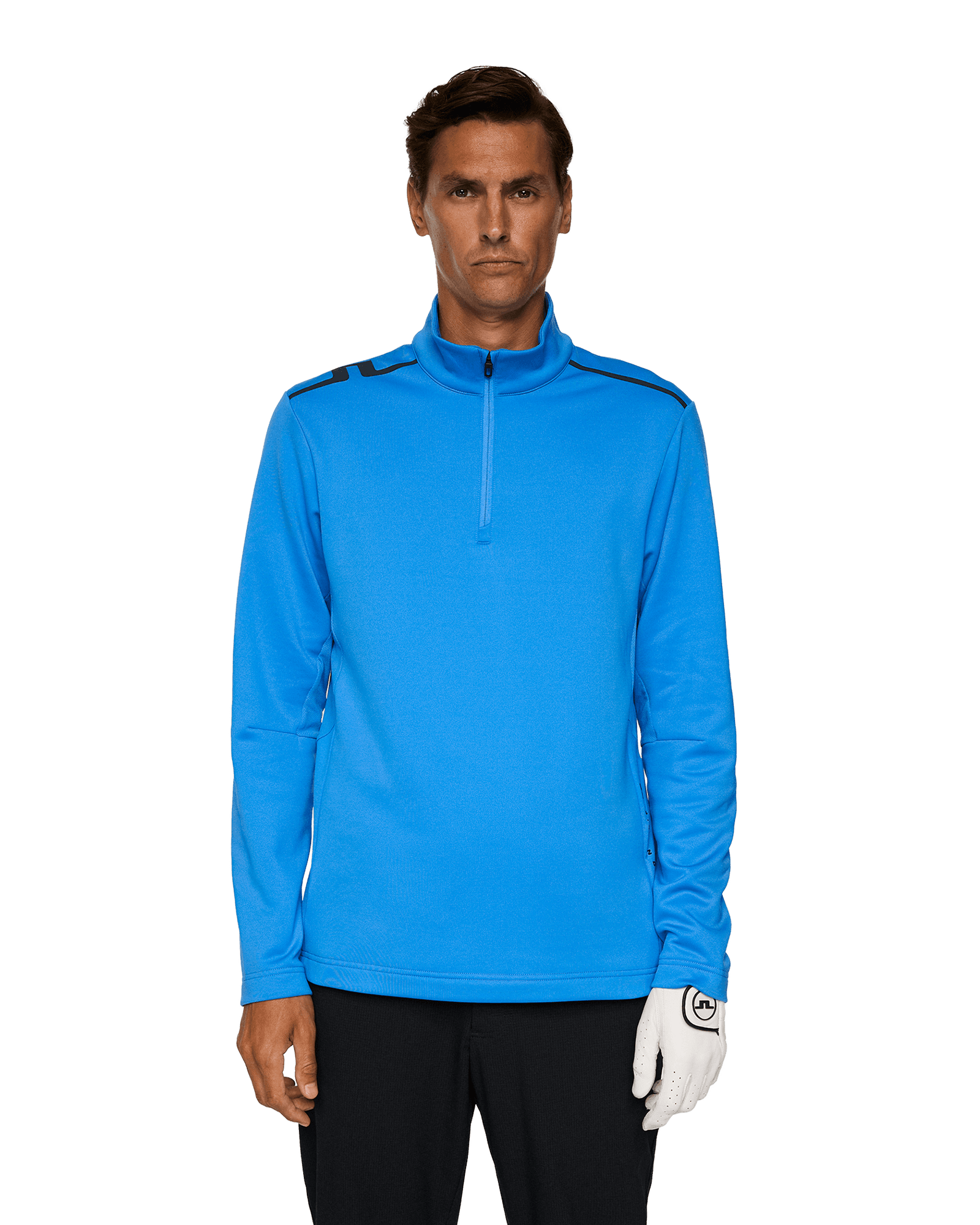 Vinnie Quarter Zip Mid Layer M Sonic Blue