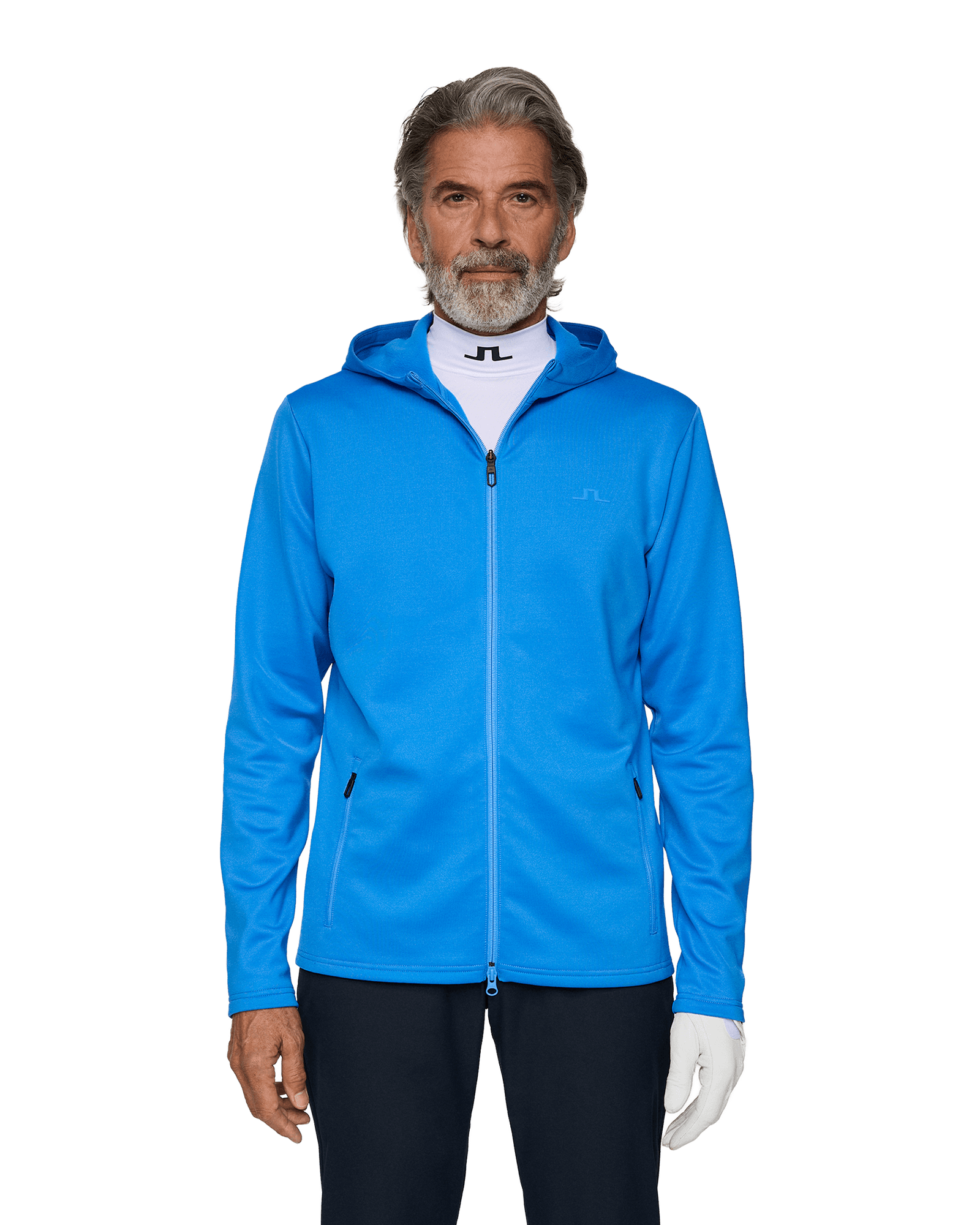 Aerial Full Zip Hood M Sonic Blue