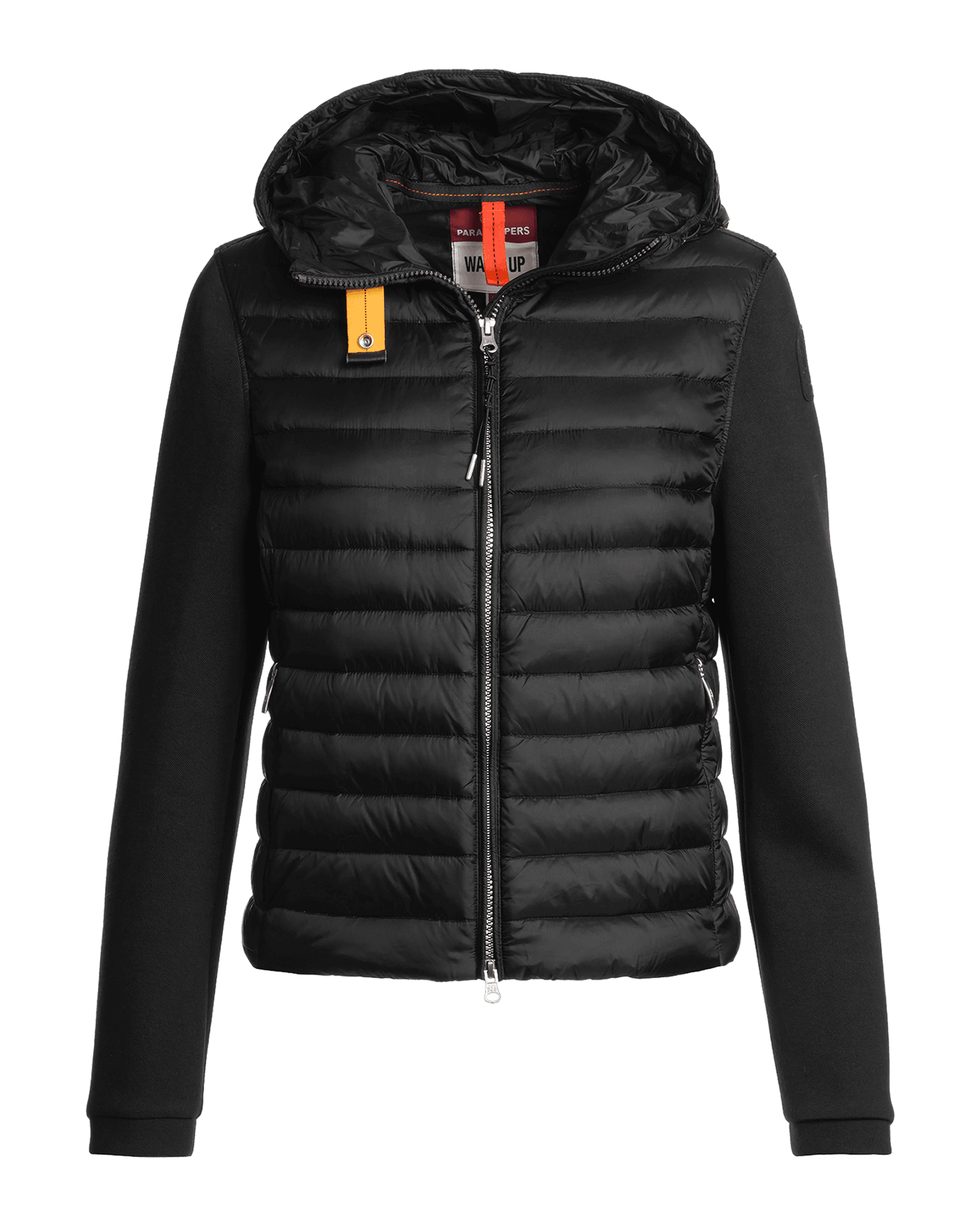 Susanna Fleece/Nylon Hooded Jacket W Black