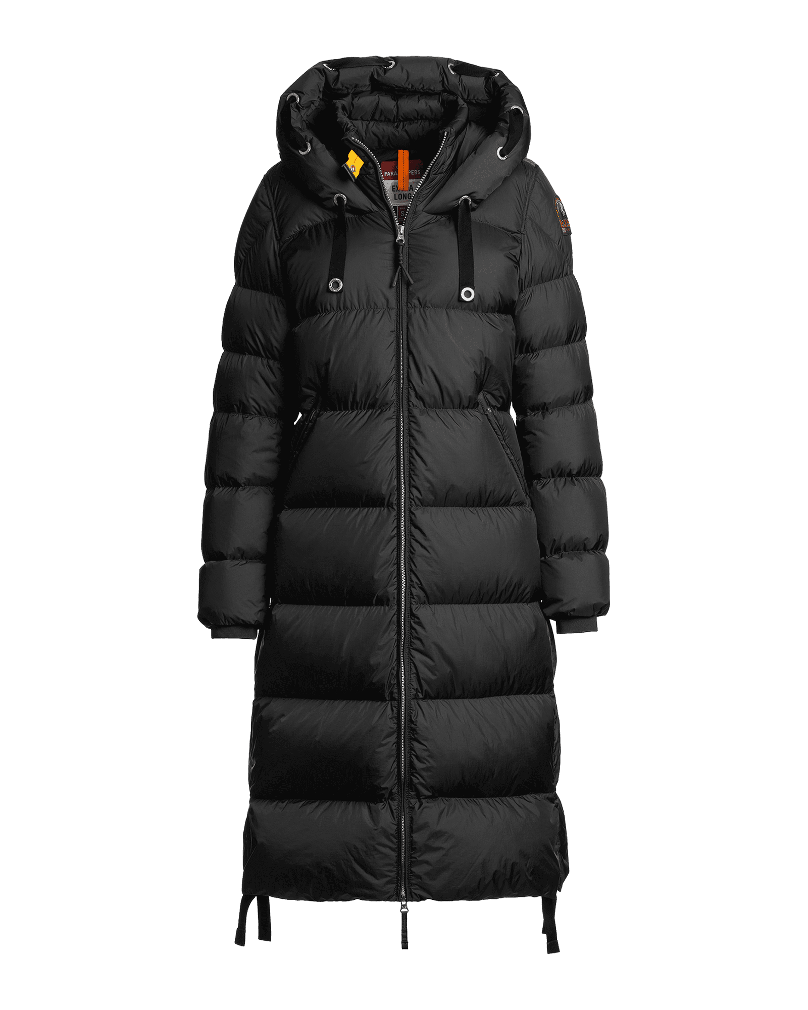 Panda Hooded Down Coat W Black