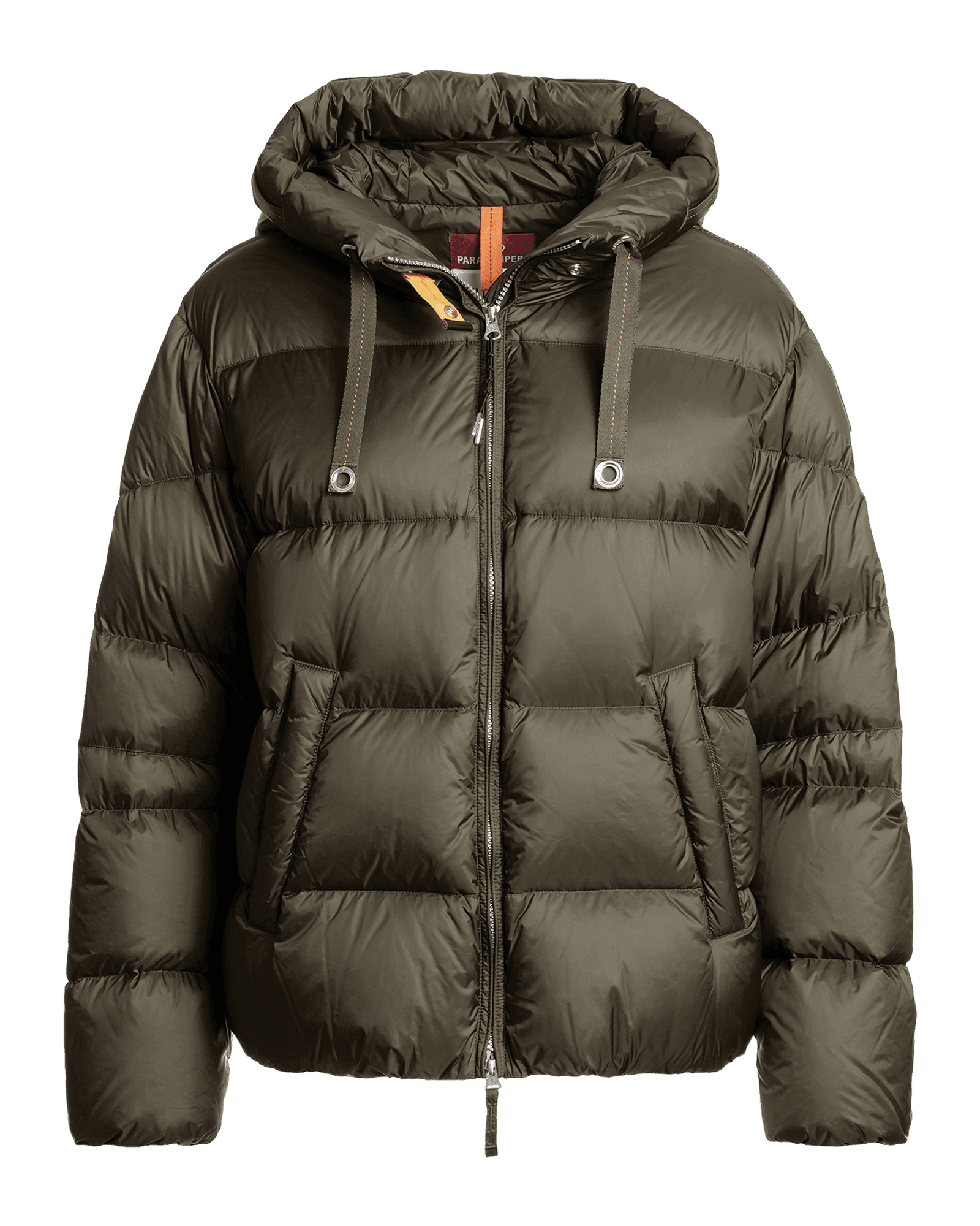 Tilly Hooded Down Jacket W Olive Grey