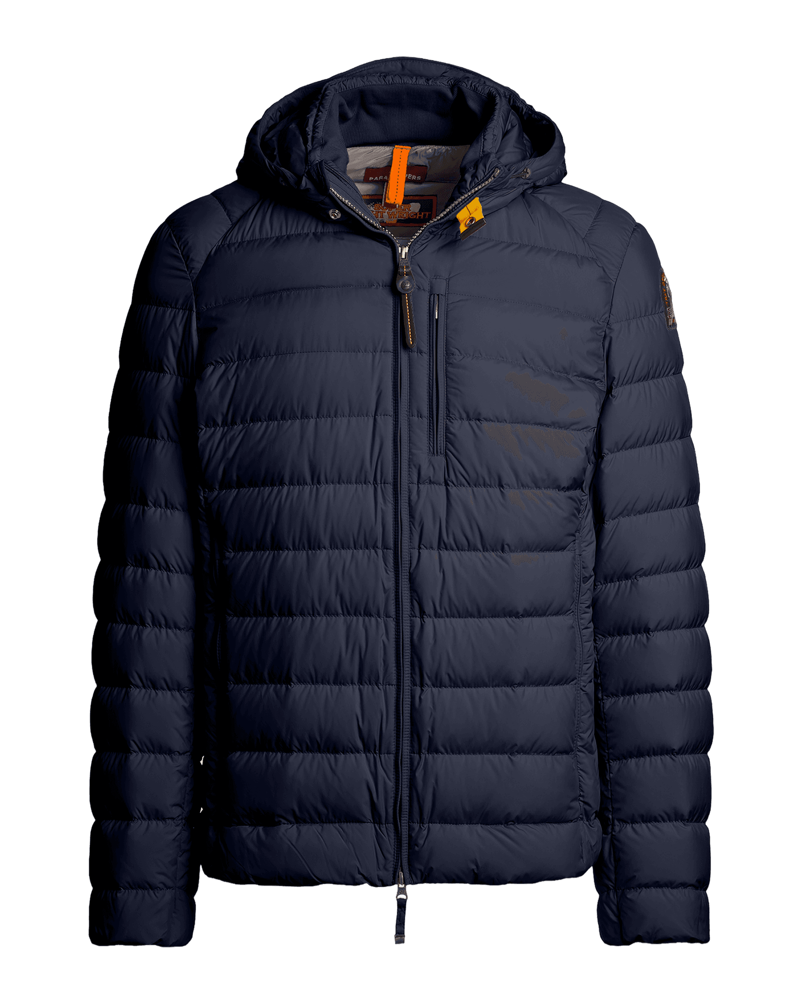 Last Minute Hooded Down Jacket M Blue Navy