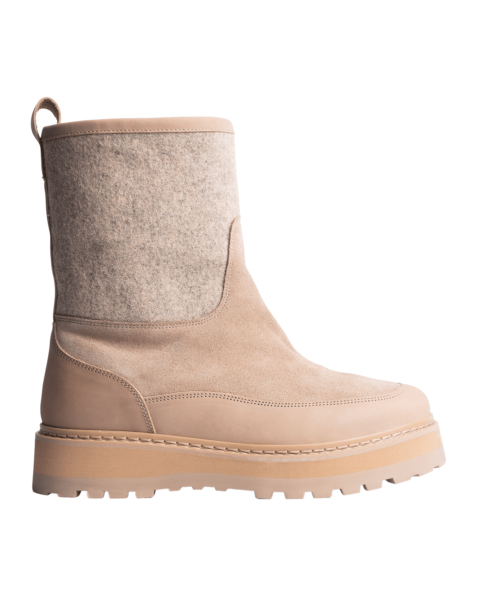 Tag Boot W Golden Beige