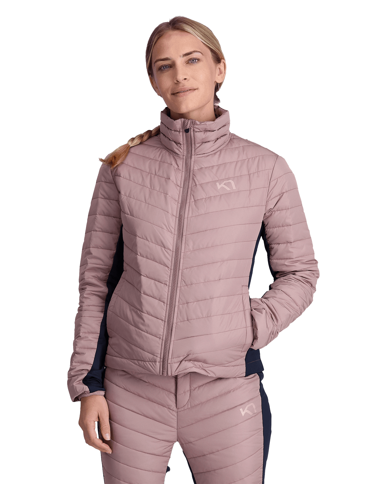 Eva Down Jacket W Taupe