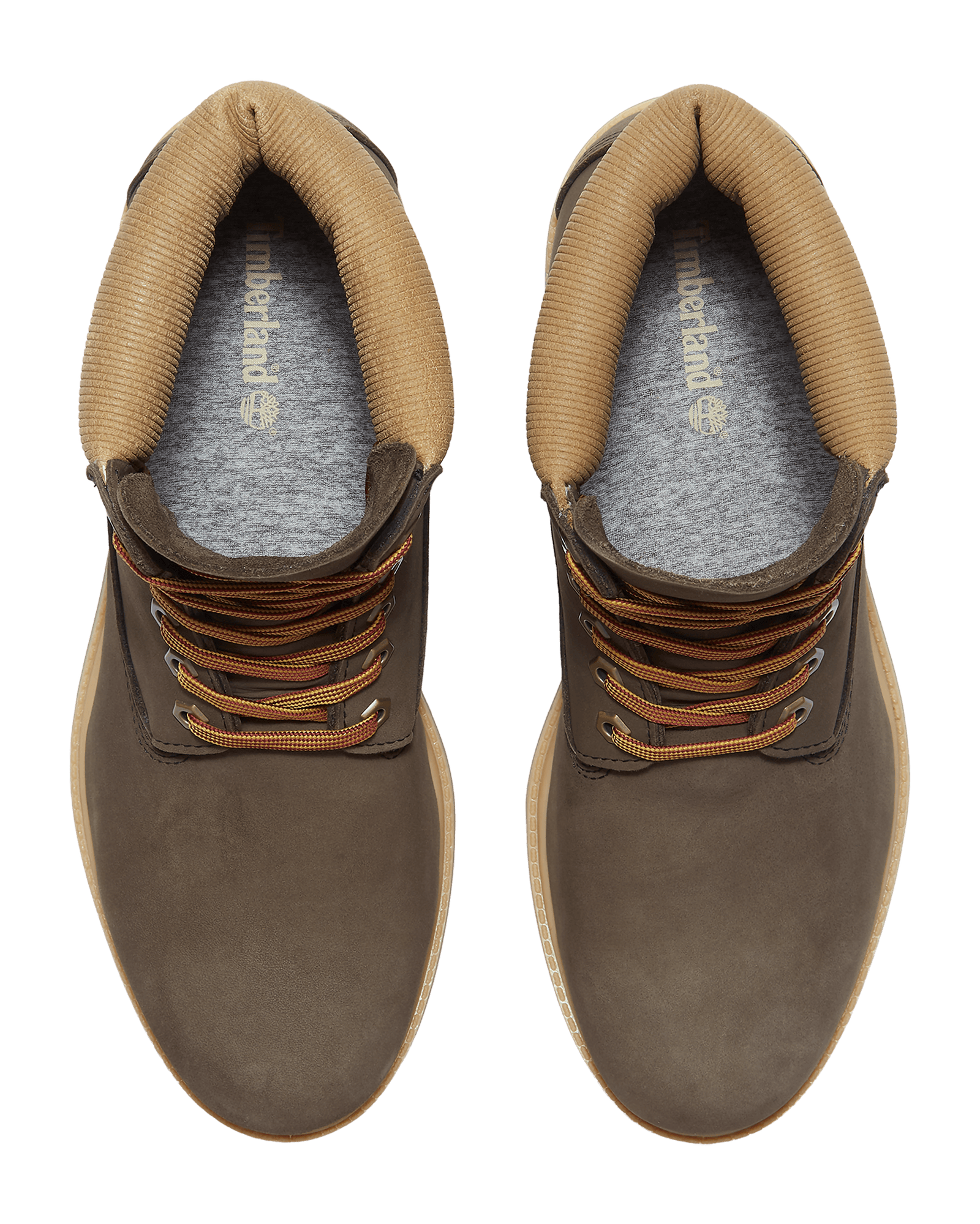Dark Brown Nubuck W Olive