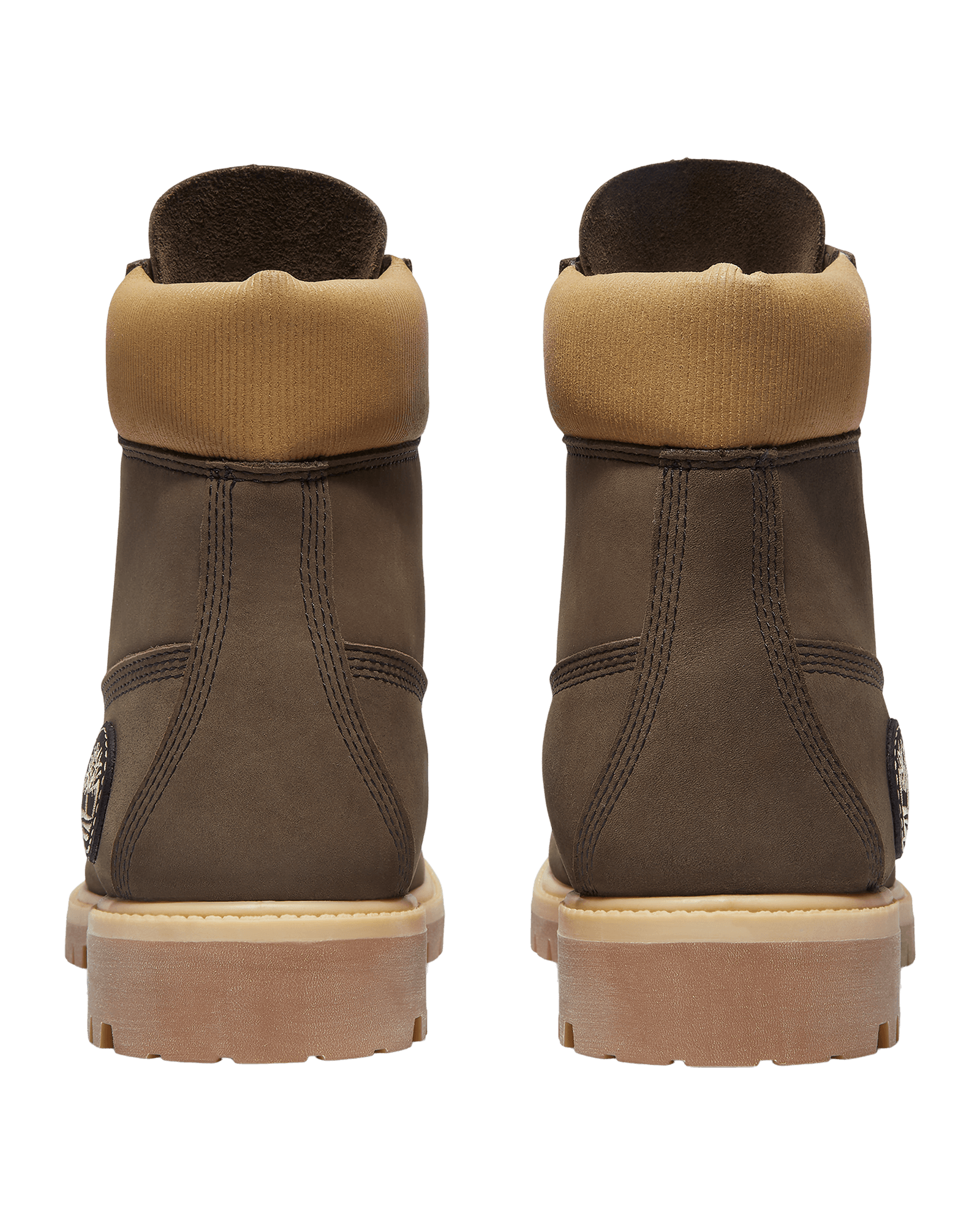 Dark Brown Nubuck W Olive