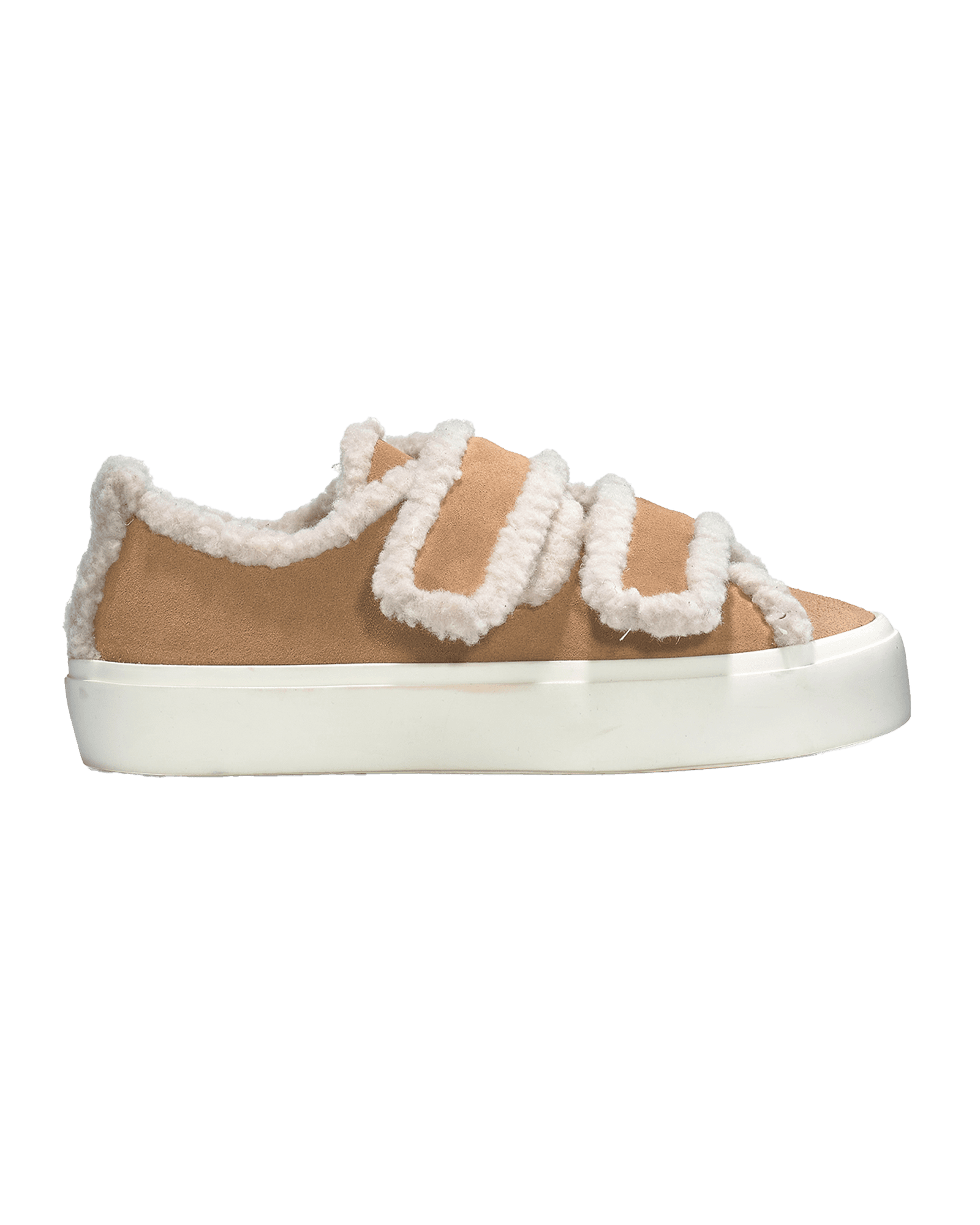 Shearling Low Velcro W Beige