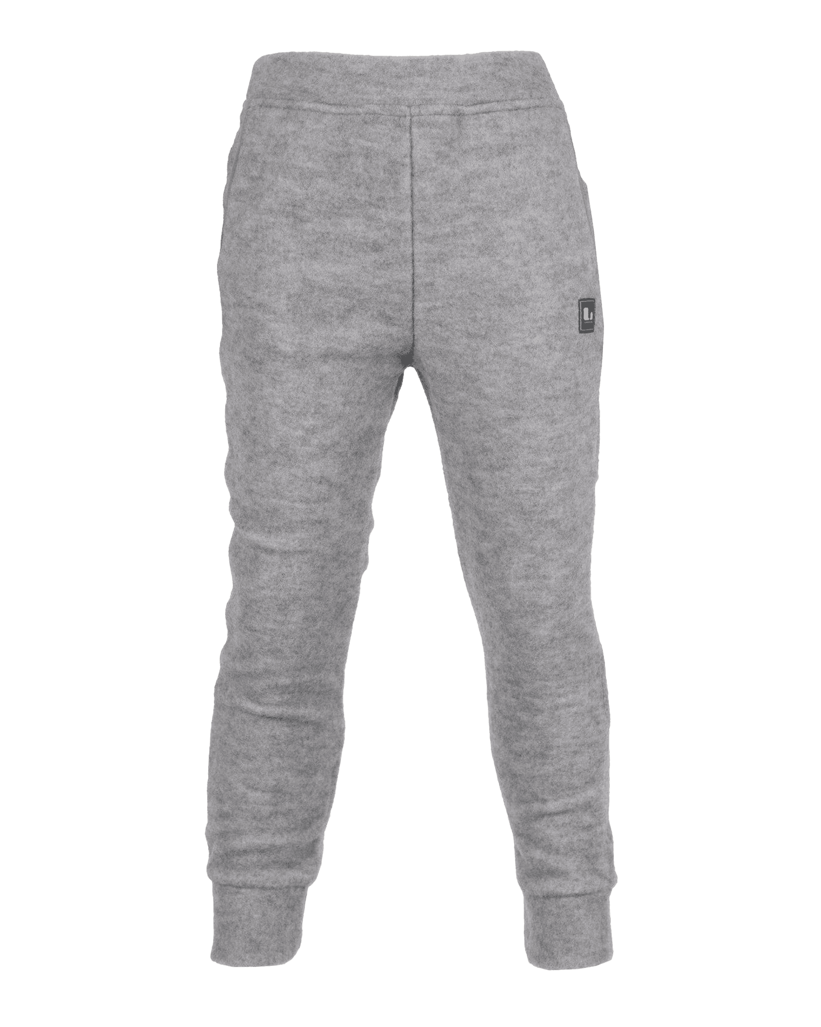 Loe Wool Pants JR Grey Melange