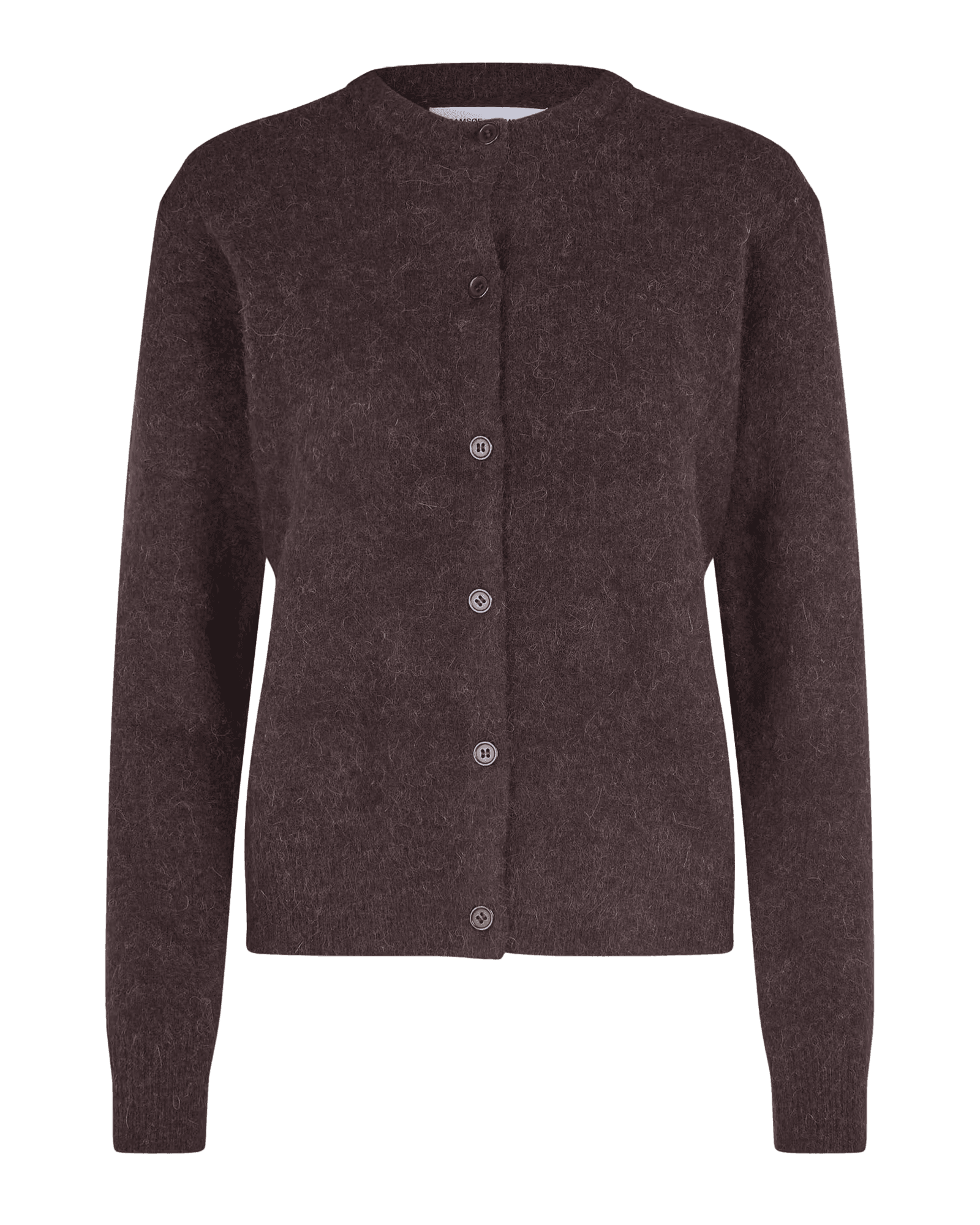 Nor Short Cardigan 7355 W Black Coffee