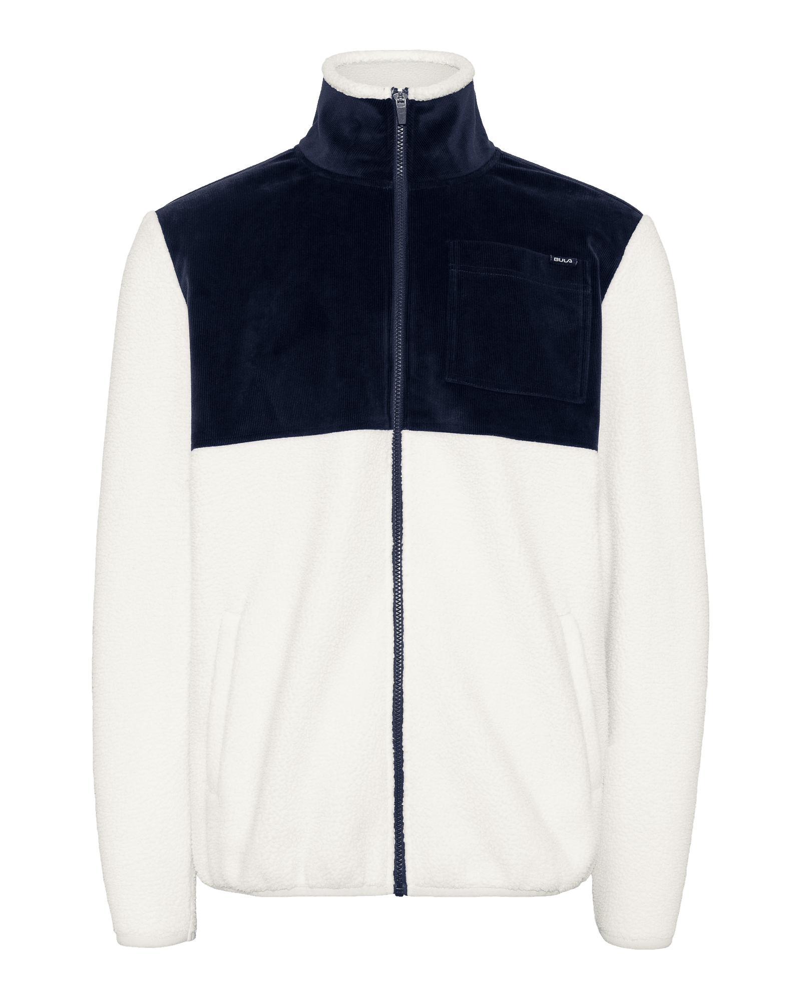 Cord Fleece Jacket M Navy