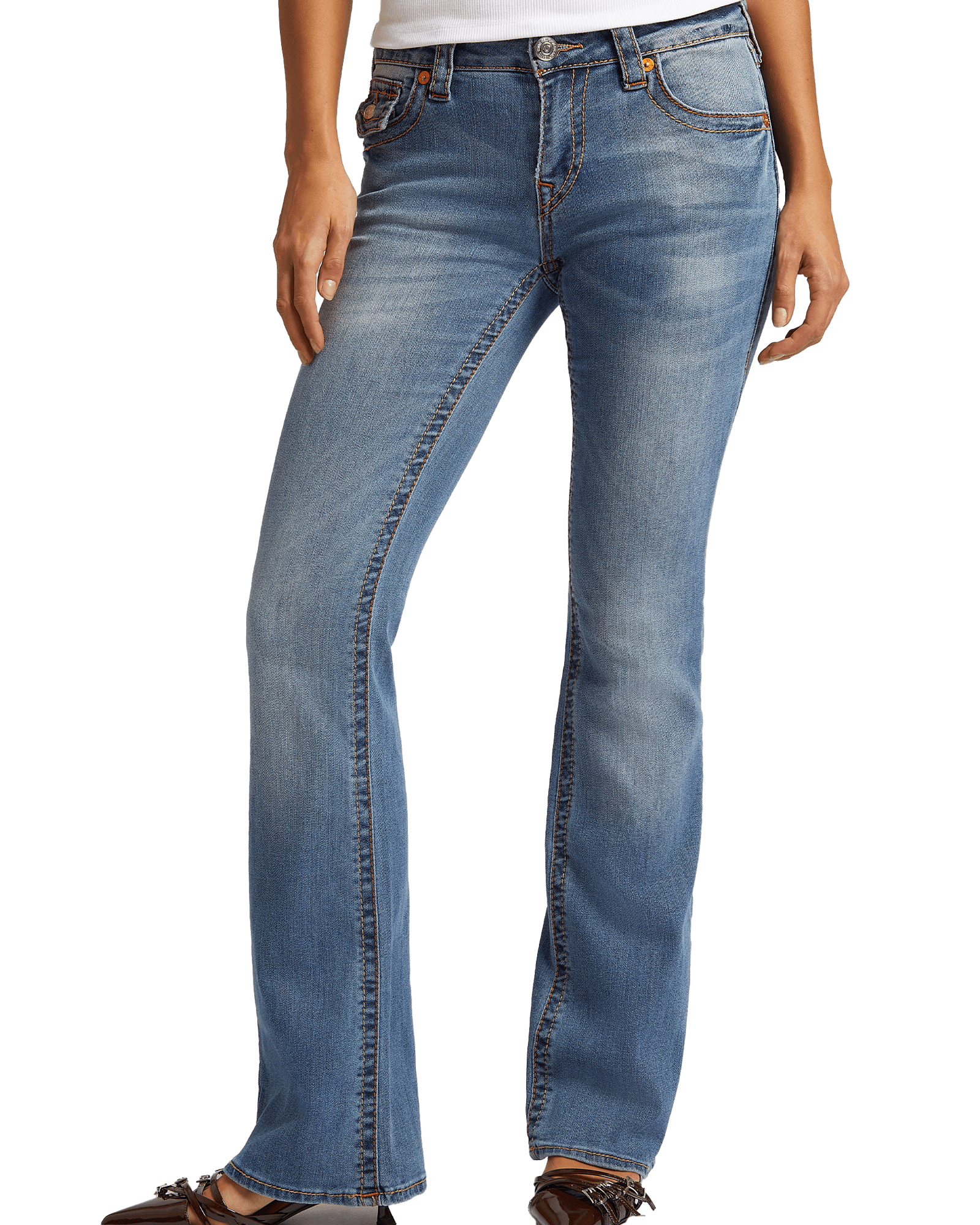 Rainbow Pkt Becca Mr Bootcut Big T Itonda