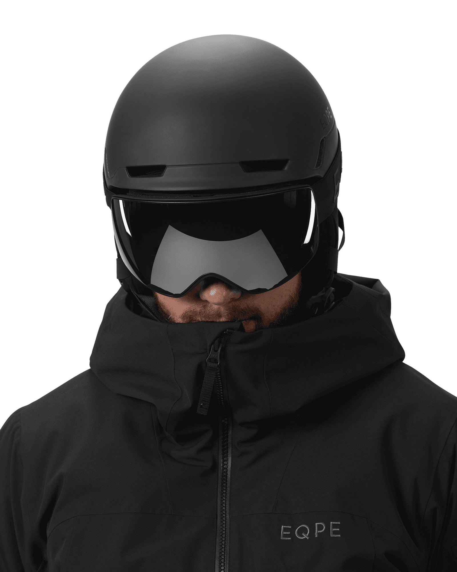 Deep Black-Smoke/Silver Mirror