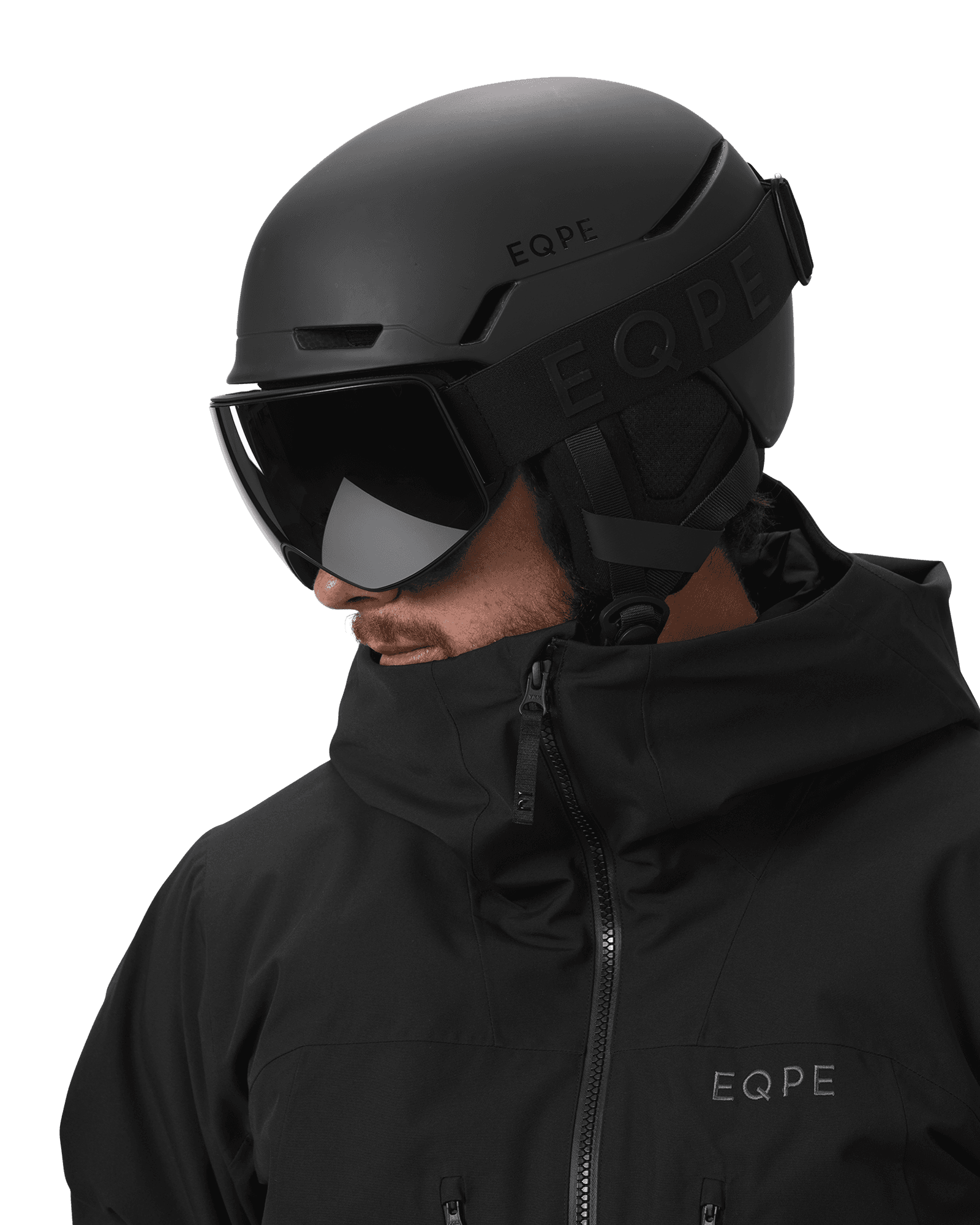 Deep Black-Smoke/Silver Mirror