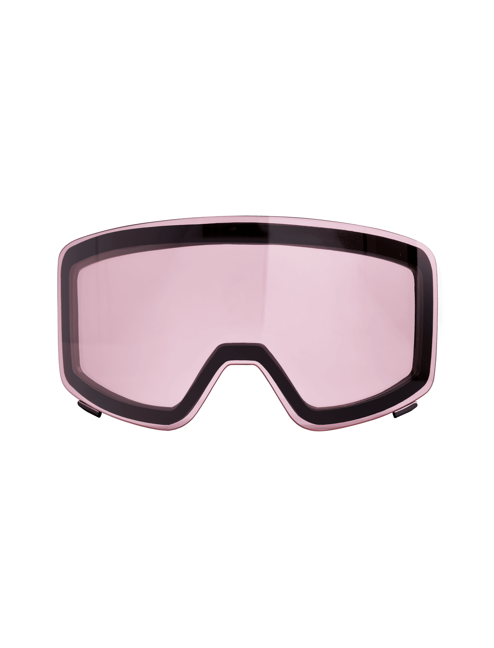 Deep Black-Smoke/Silver Mirror + Clear Rose Extra Lens