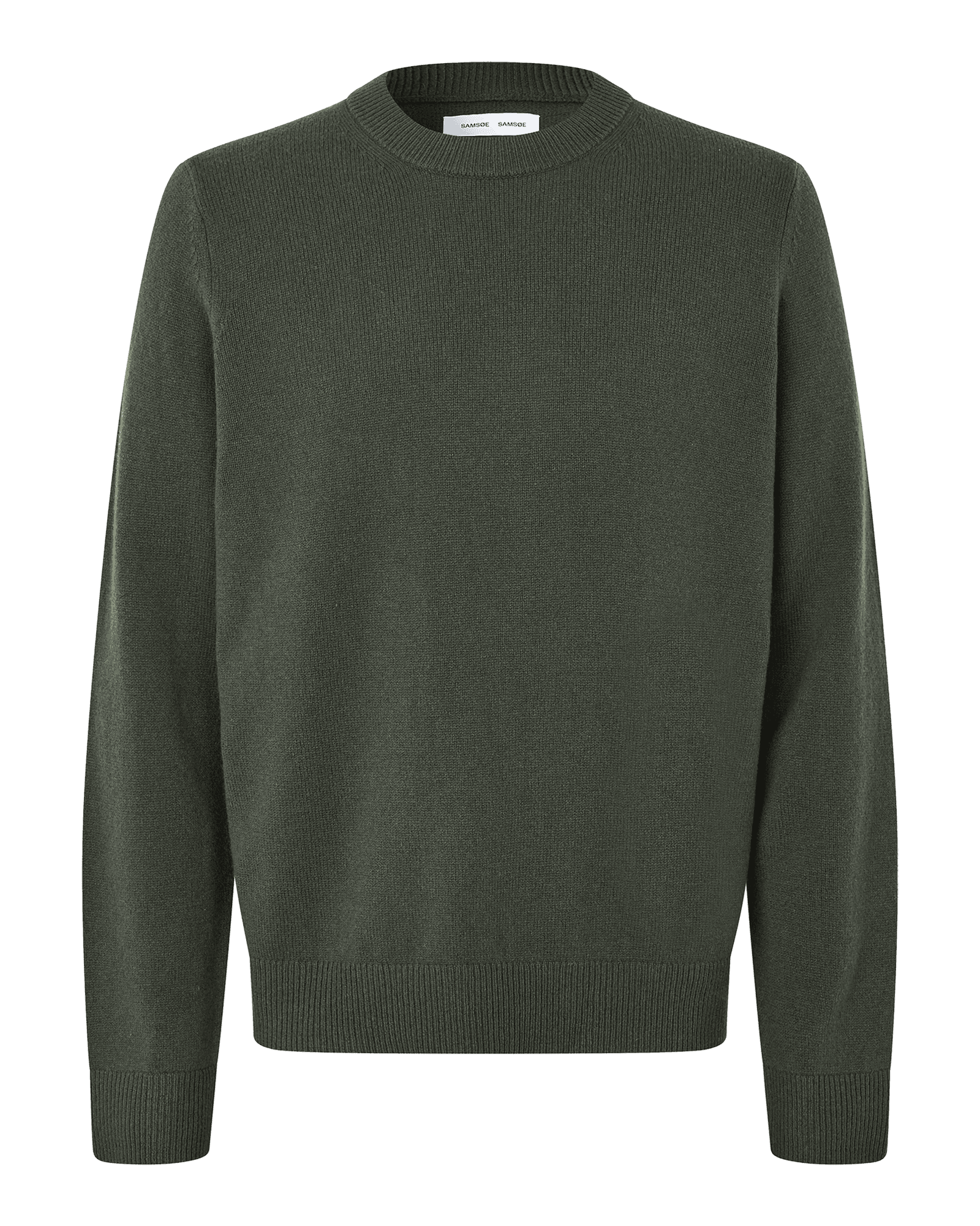 Isak Knit Sweater M Dark Evergreen