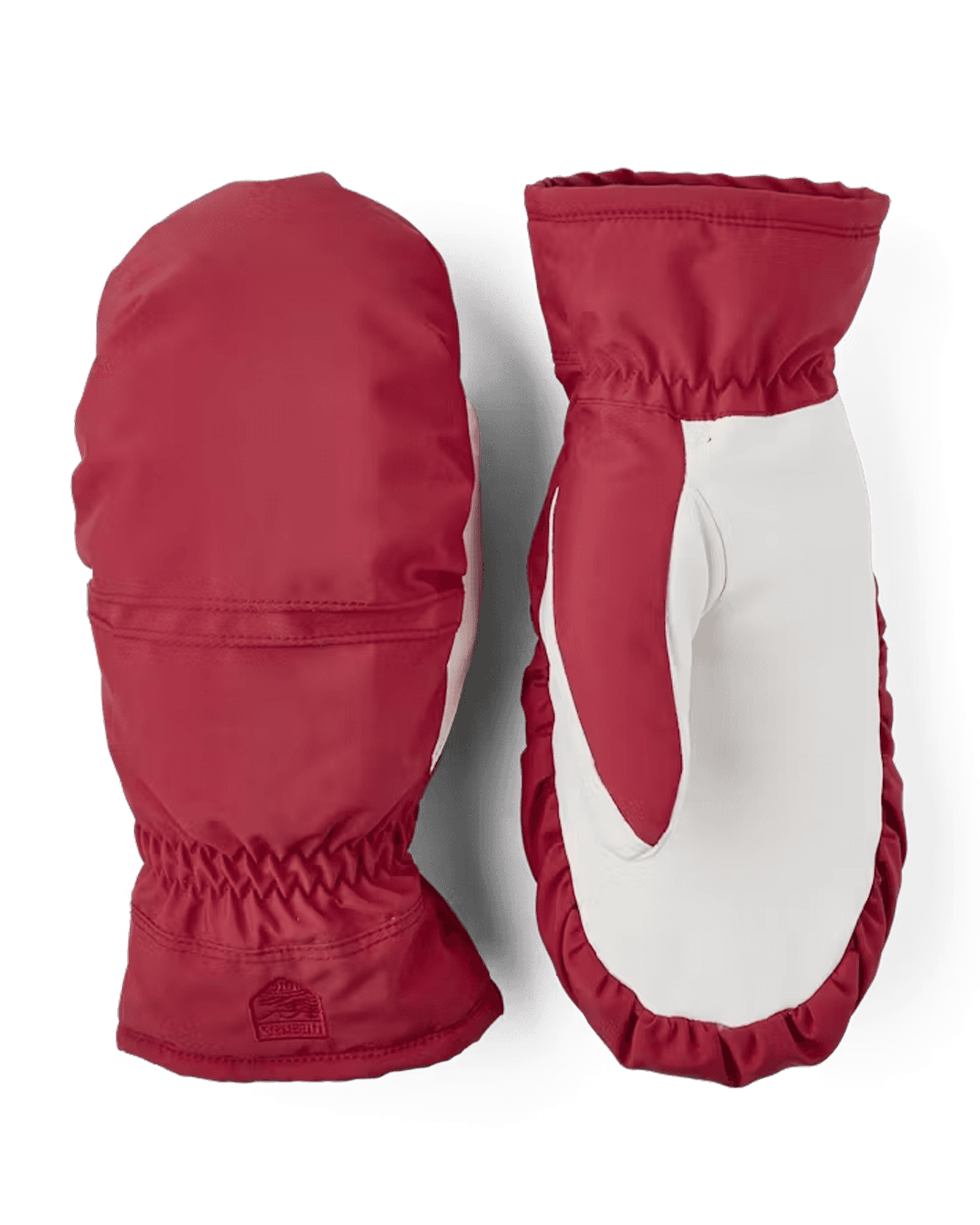 Primaloft Leather - Mitt Red