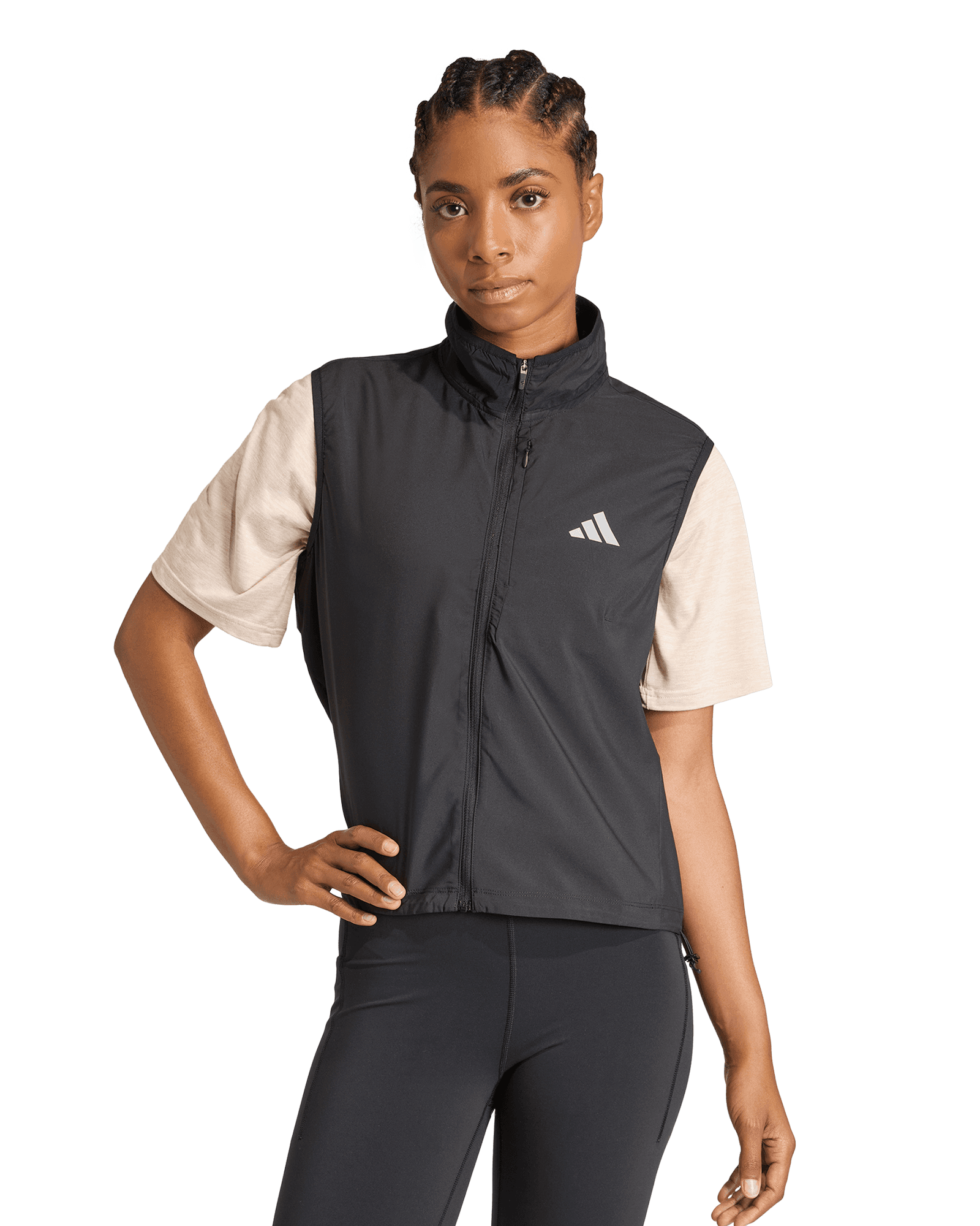 Run Ess Vest W Black