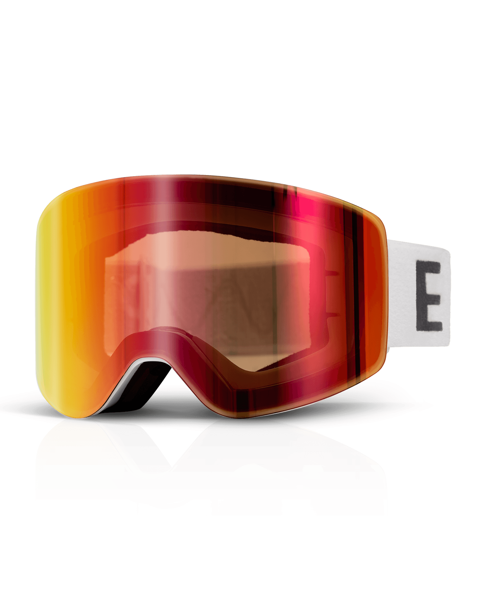 White Orange/Red Multi