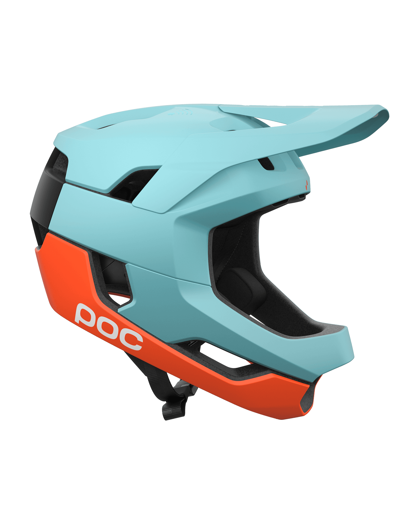 Indicolite Blue Matt/Carnelian Orange Matt