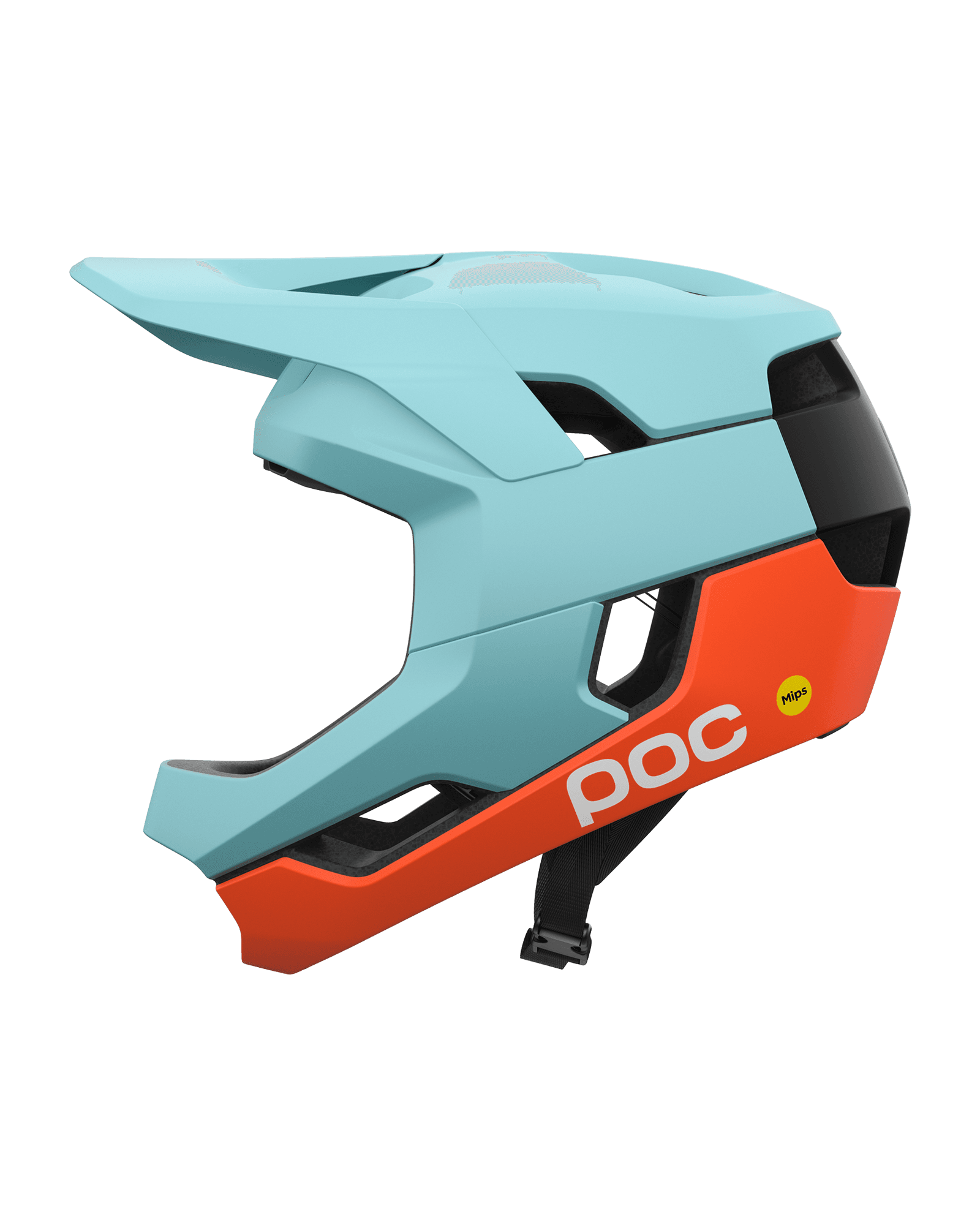 Indicolite Blue Matt/Carnelian Orange Matt