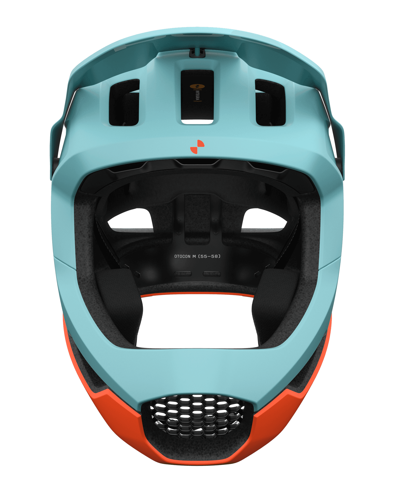 Indicolite Blue Matt/Carnelian Orange Matt