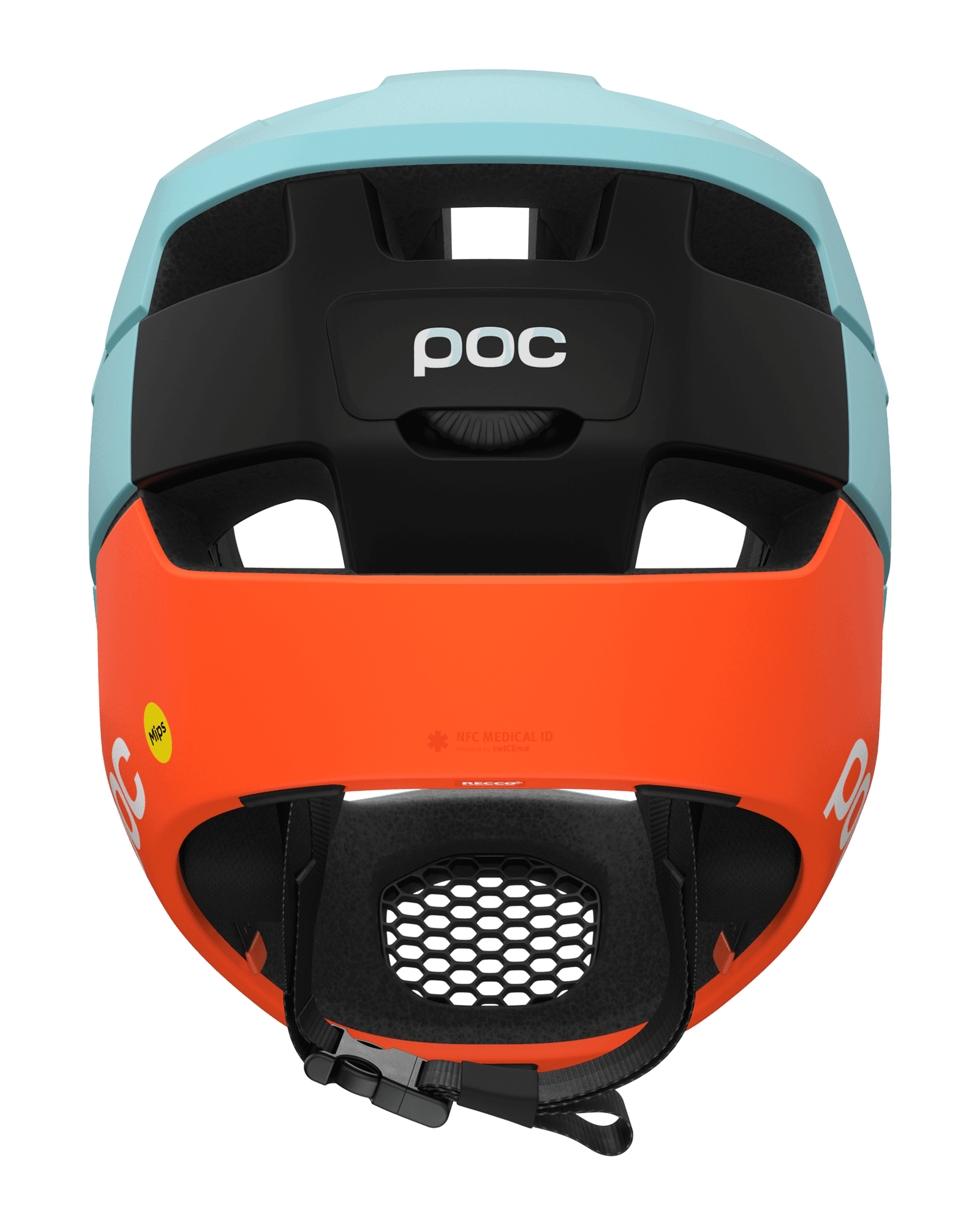 Indicolite Blue Matt/Carnelian Orange Matt