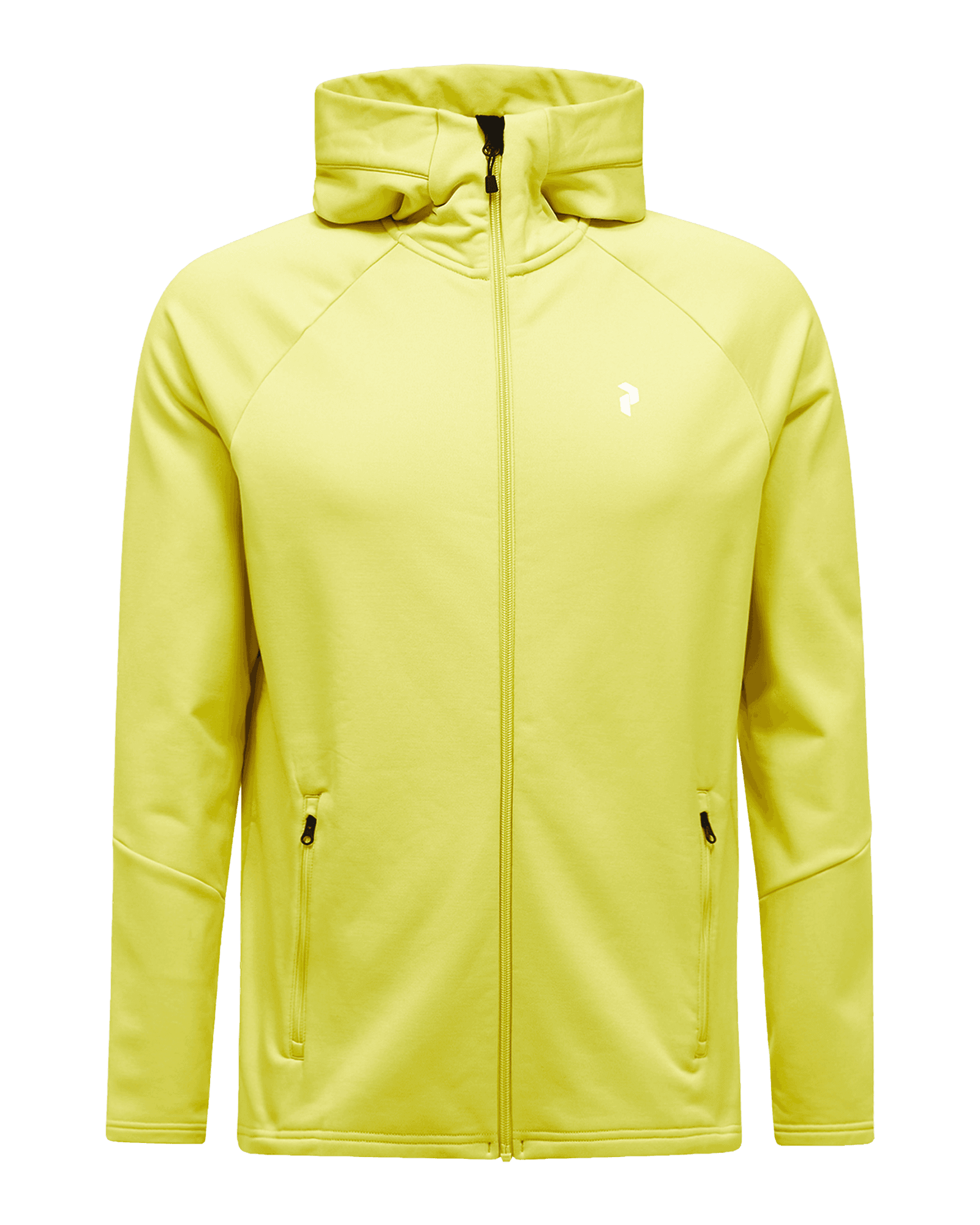 Rider Essentials Zip Hood M Canary Lime/Canary Lime/