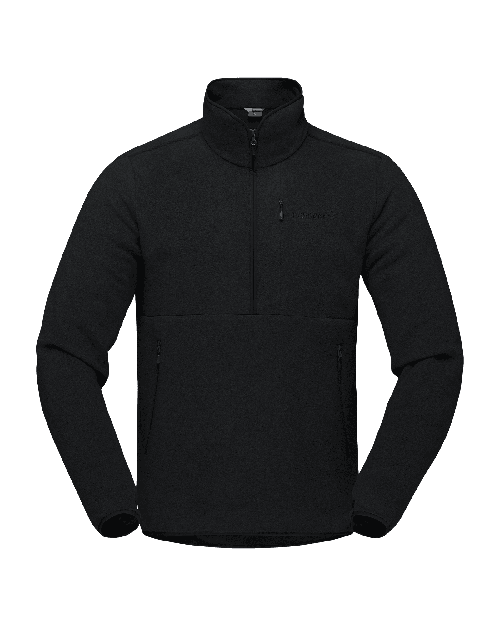 Femund Warm2 Zip Neck Caviar Black