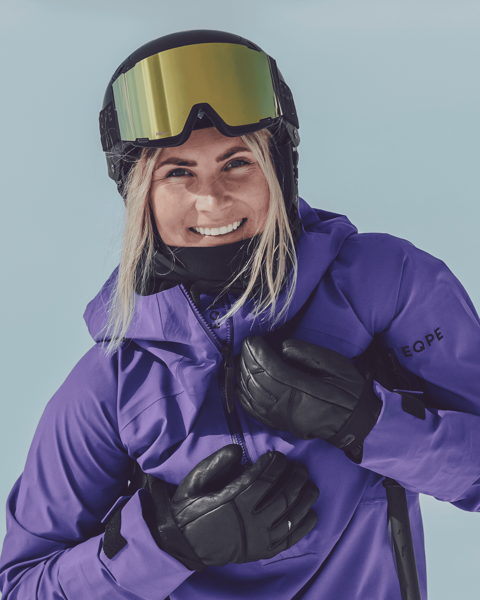 Deep Black/Smoke/Gold mirror & Clear Purple Extra Lens