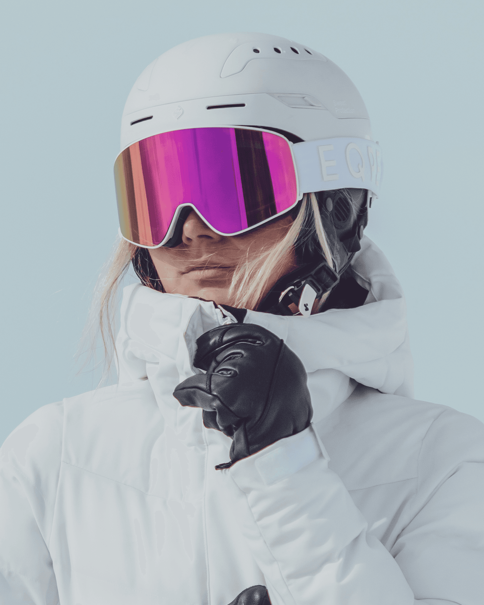 Bright White-Smoke/Pink Multi + Clear Pink