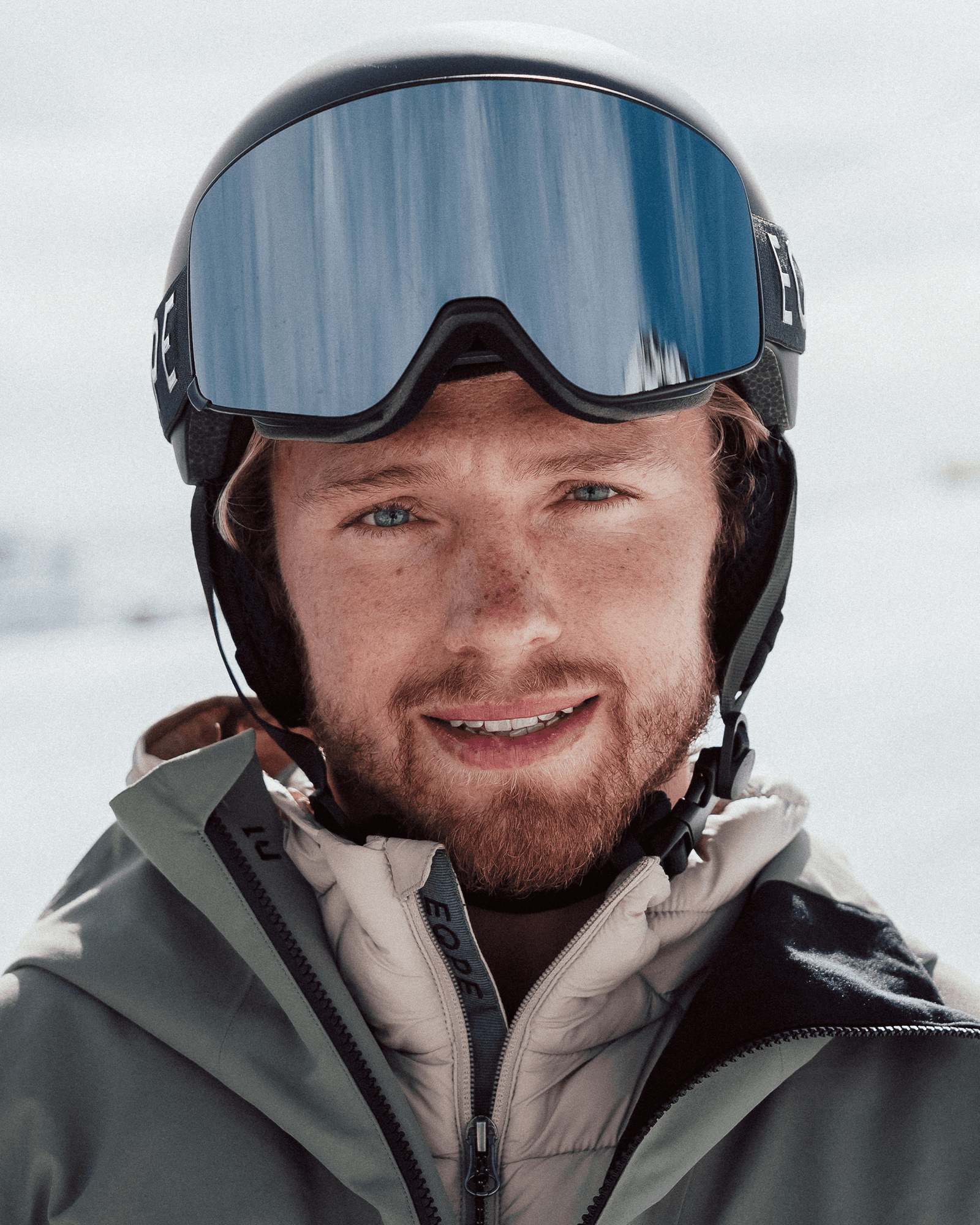 Deep Black-Rose/Sapphire Blue Mirror