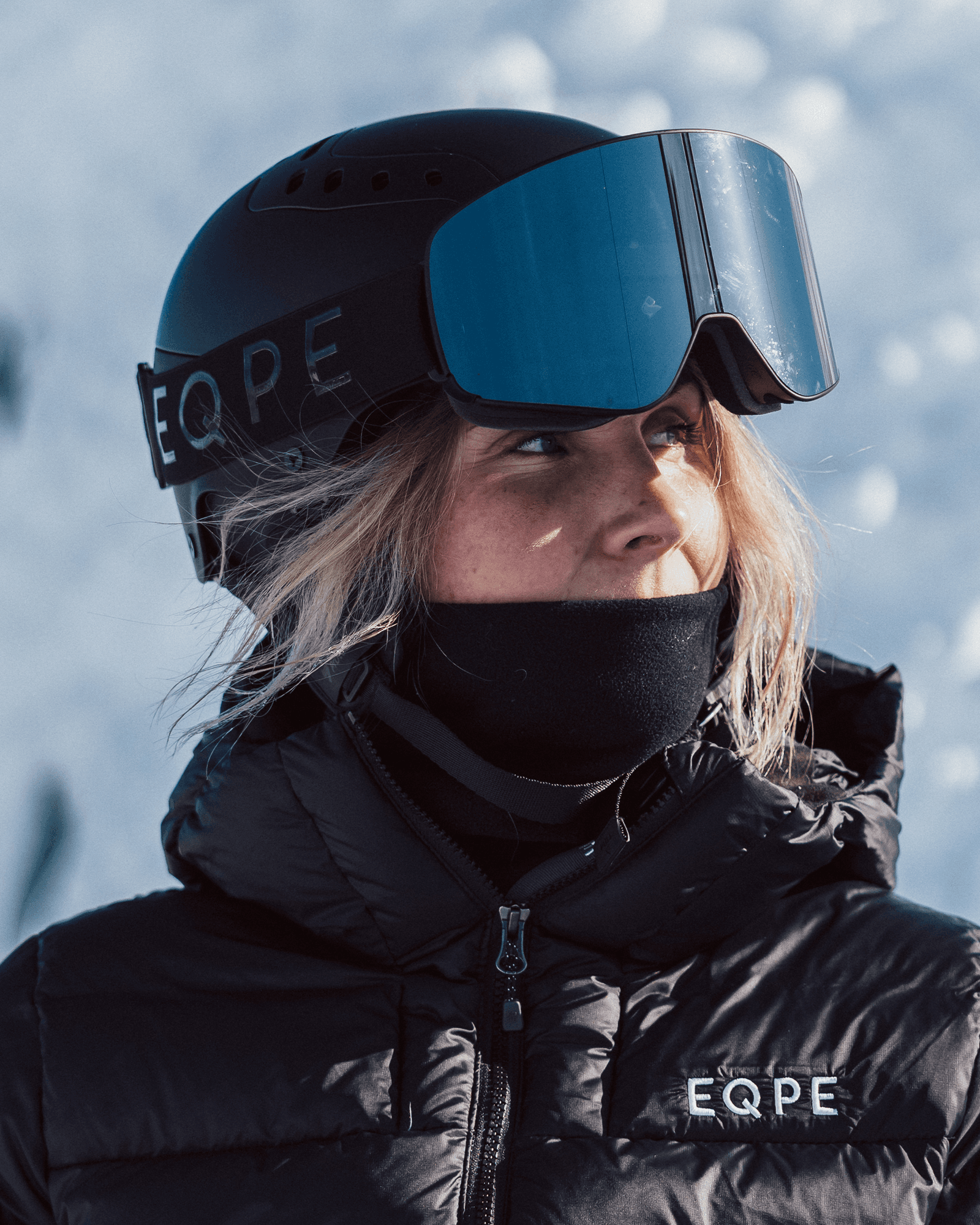 Deep Black-Rose/Sapphire Blue Mirror